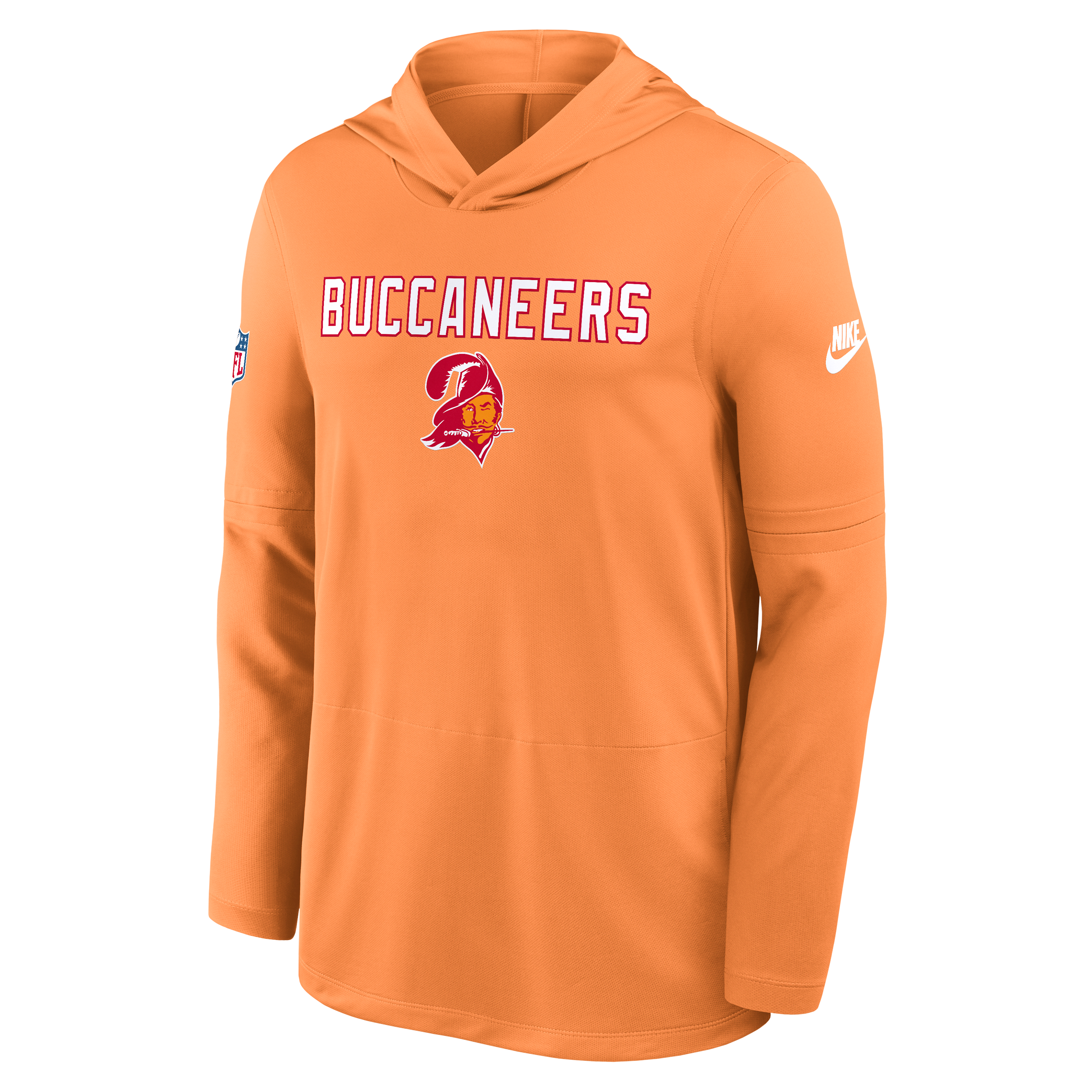 Tampa Bay Buccaneers Pass Accuracy Men's Nike Dri-FIT NFL Long-Sleeve Hooded Top