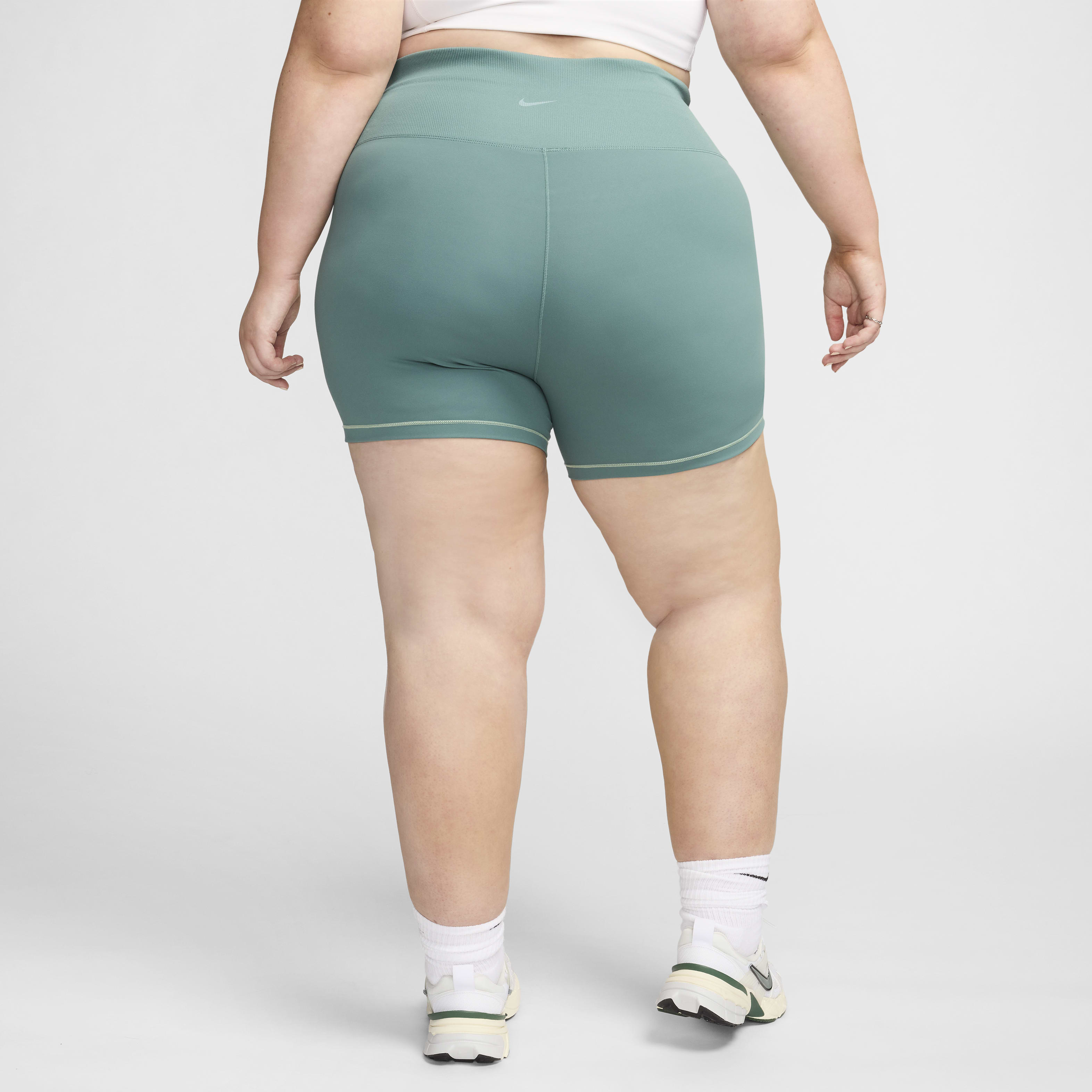 Nike One Rib Women's High-Waisted 5" Biker Shorts (Plus Size)