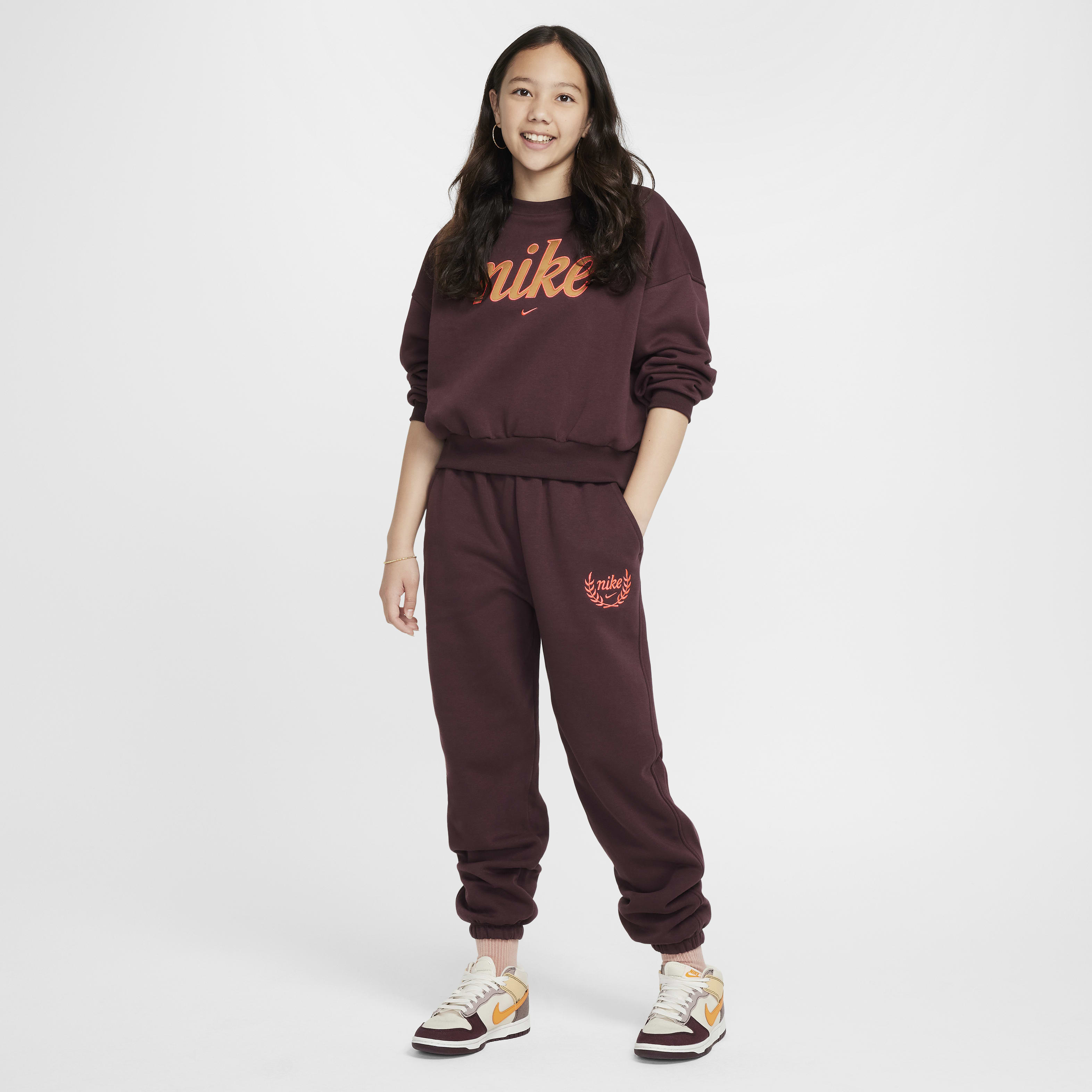 Nike Sportswear Club Fleece Girls' Loose Pants