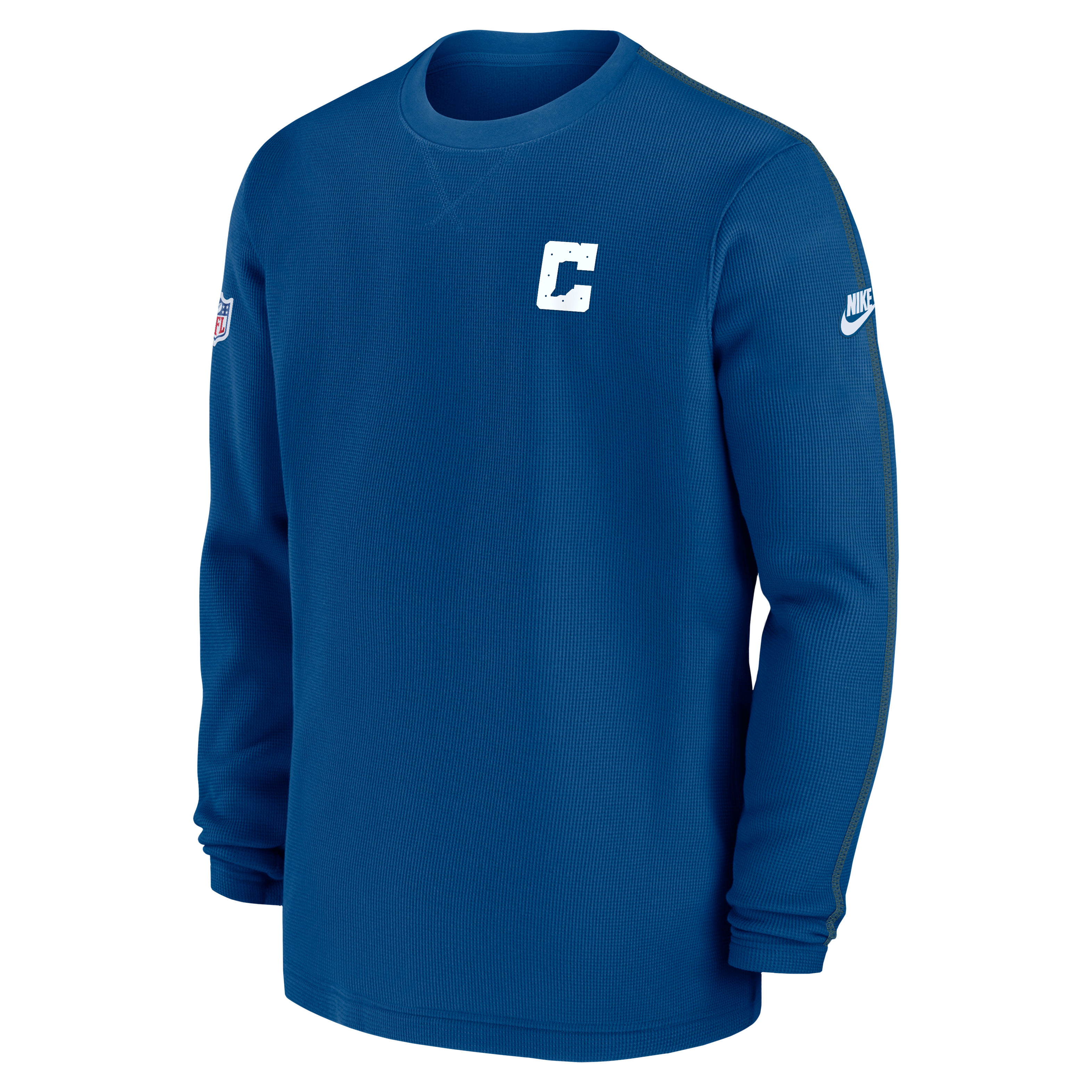 Indianapolis Colts Sideline Logo Coach Men’s Nike NFL Long-Sleeve Top