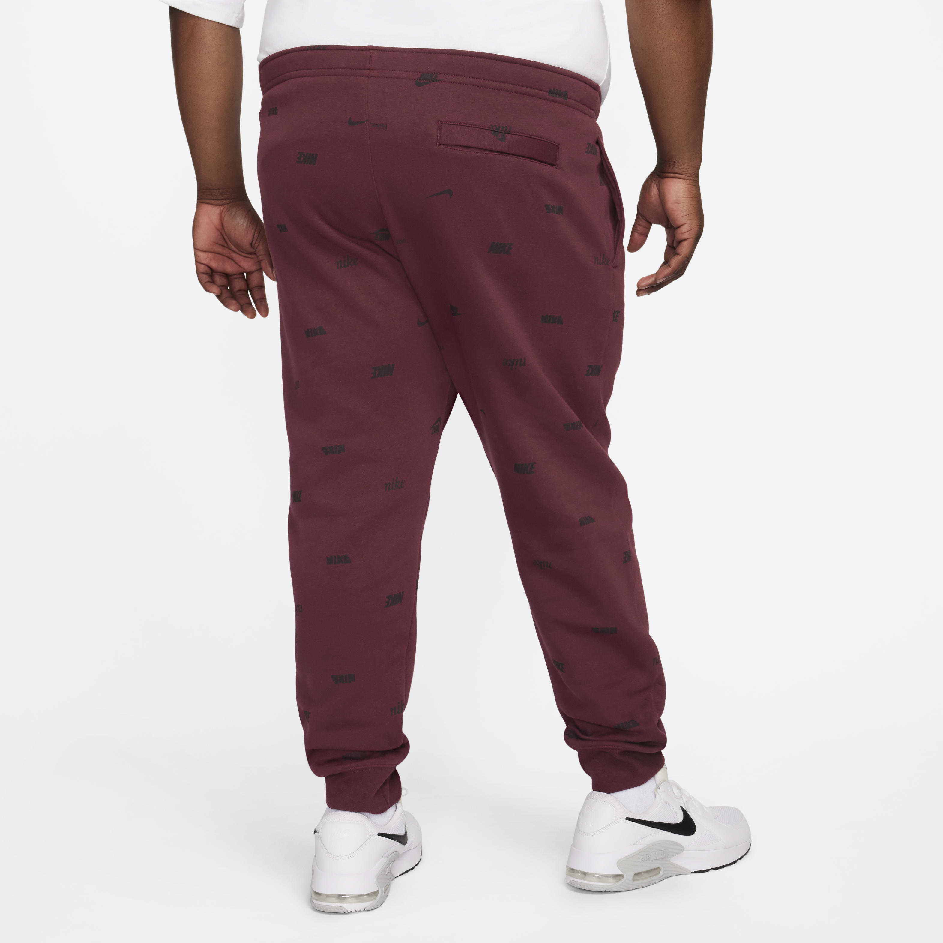 Nike Club Fleece Men's Brushed-Back Allover Print Joggers