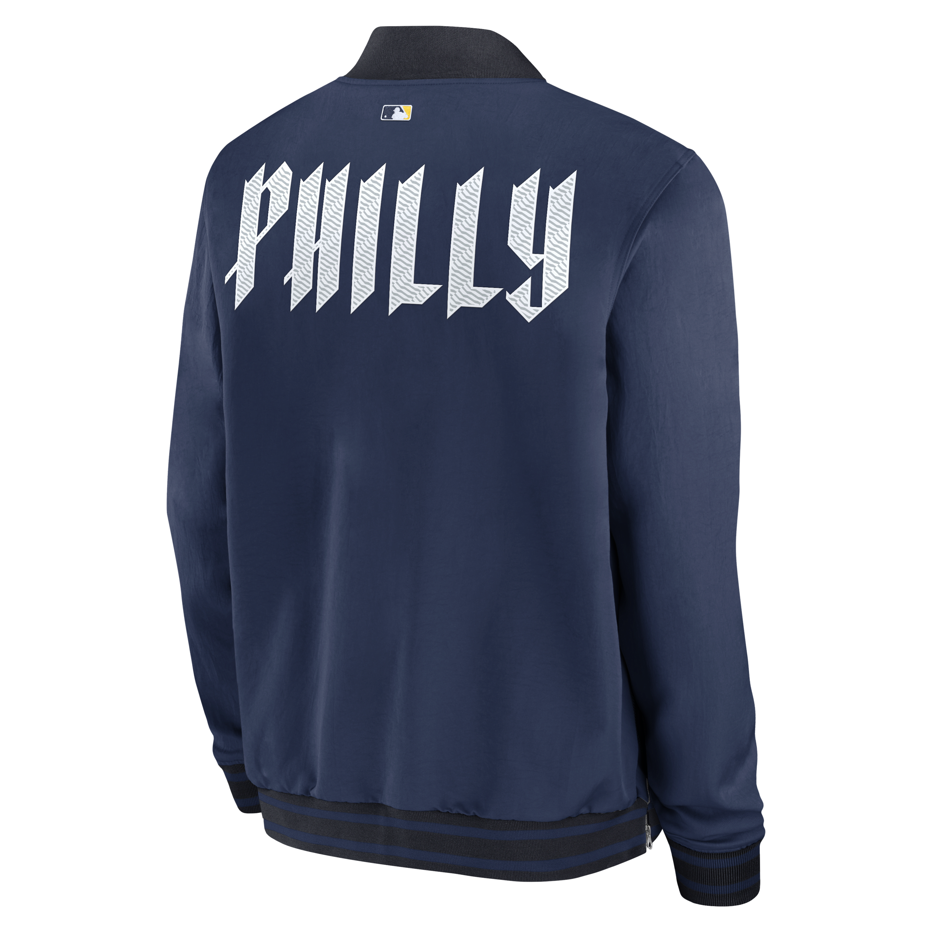 Philadelphia Phillies Authentic Collection City Connect Game Time Men's Nike MLB Full-Zip Bomber Jacket