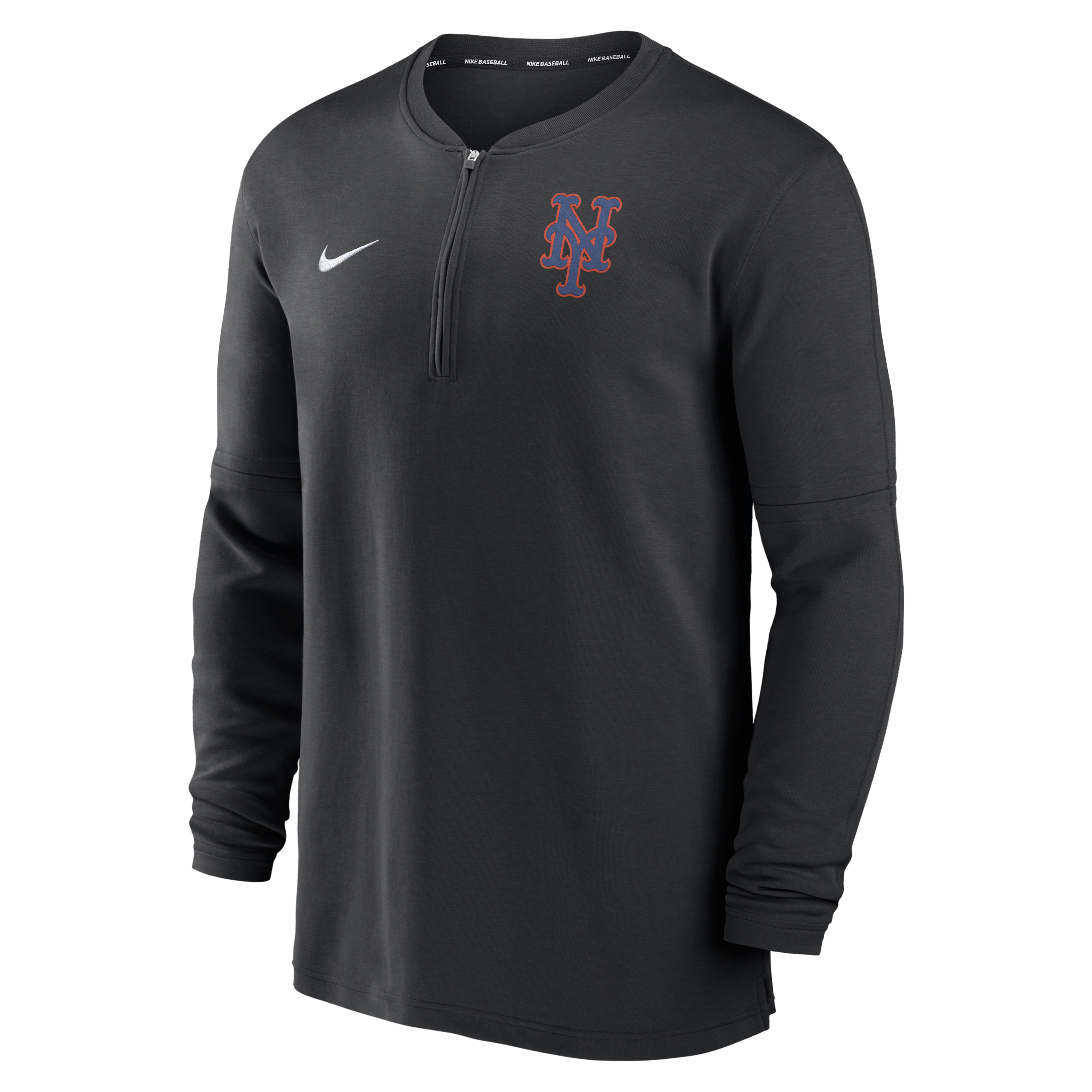 New York Mets Authentic Collection Game Time Men's Nike Dri-FIT MLB 1/2-Zip Long-Sleeve Top