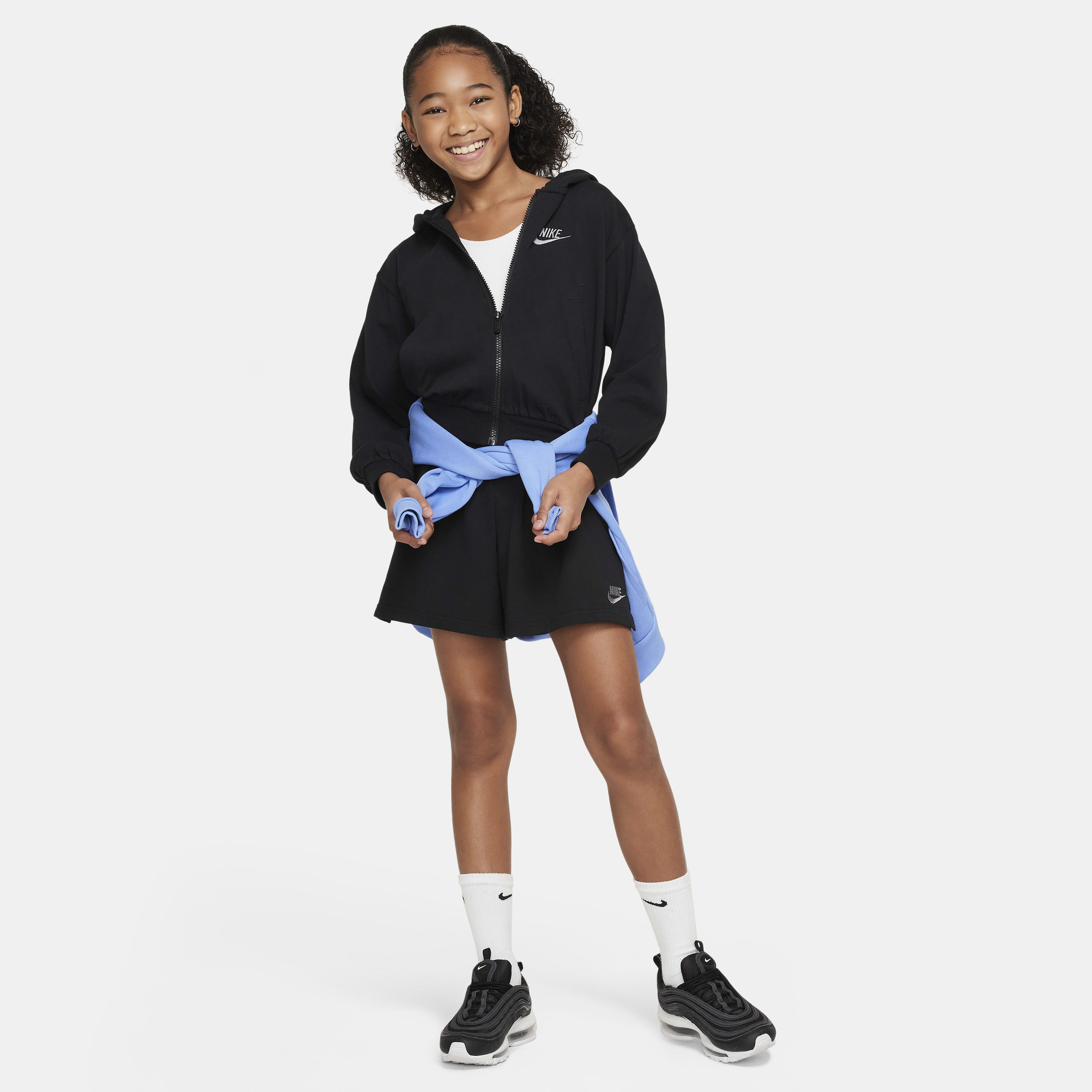 Nike Sportswear Big Kids' (Girls') Full-Zip Hoodie