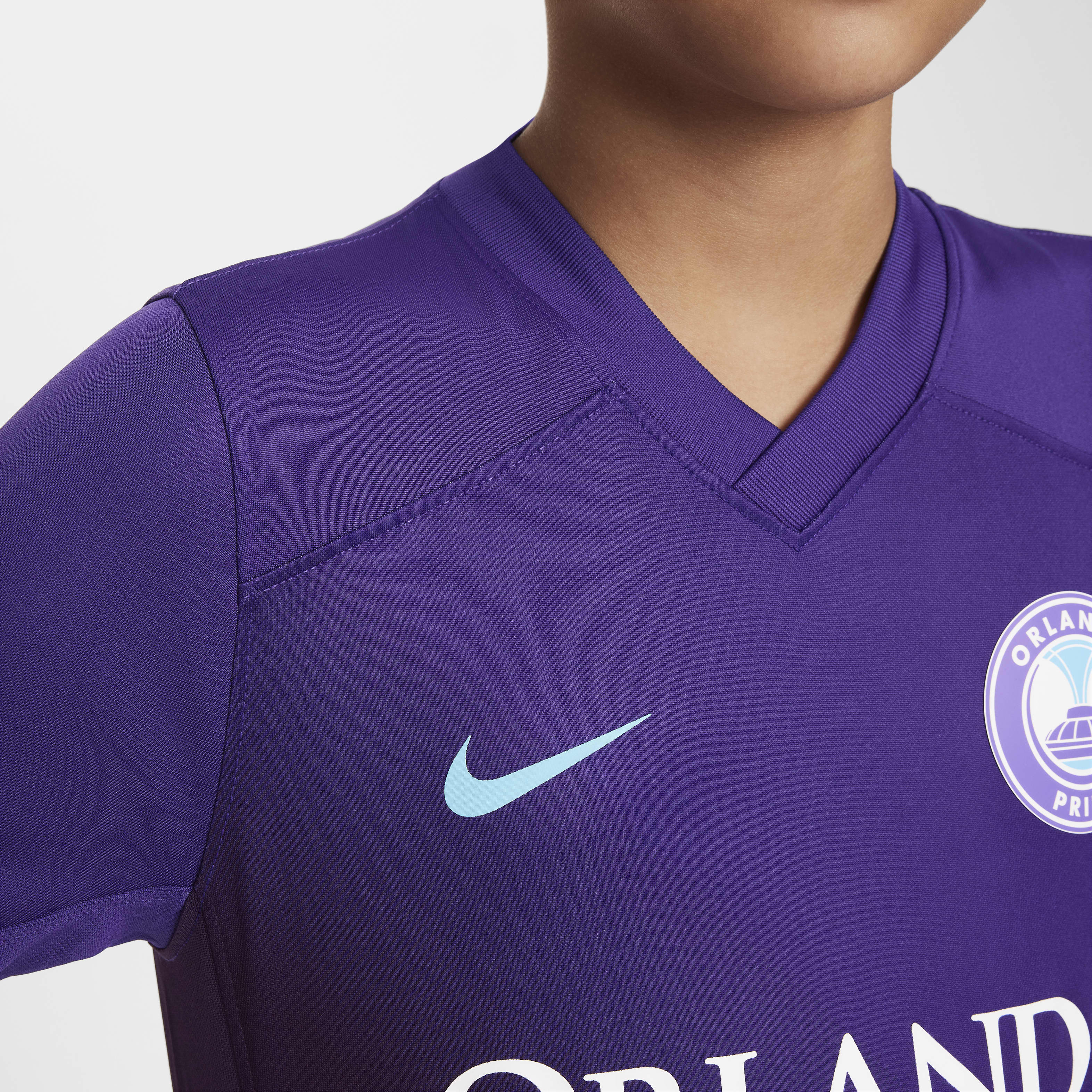 Orlando Pride 2024 Stadium Secondary Big Kids' Nike Dri-FIT NWSL Replica Jersey