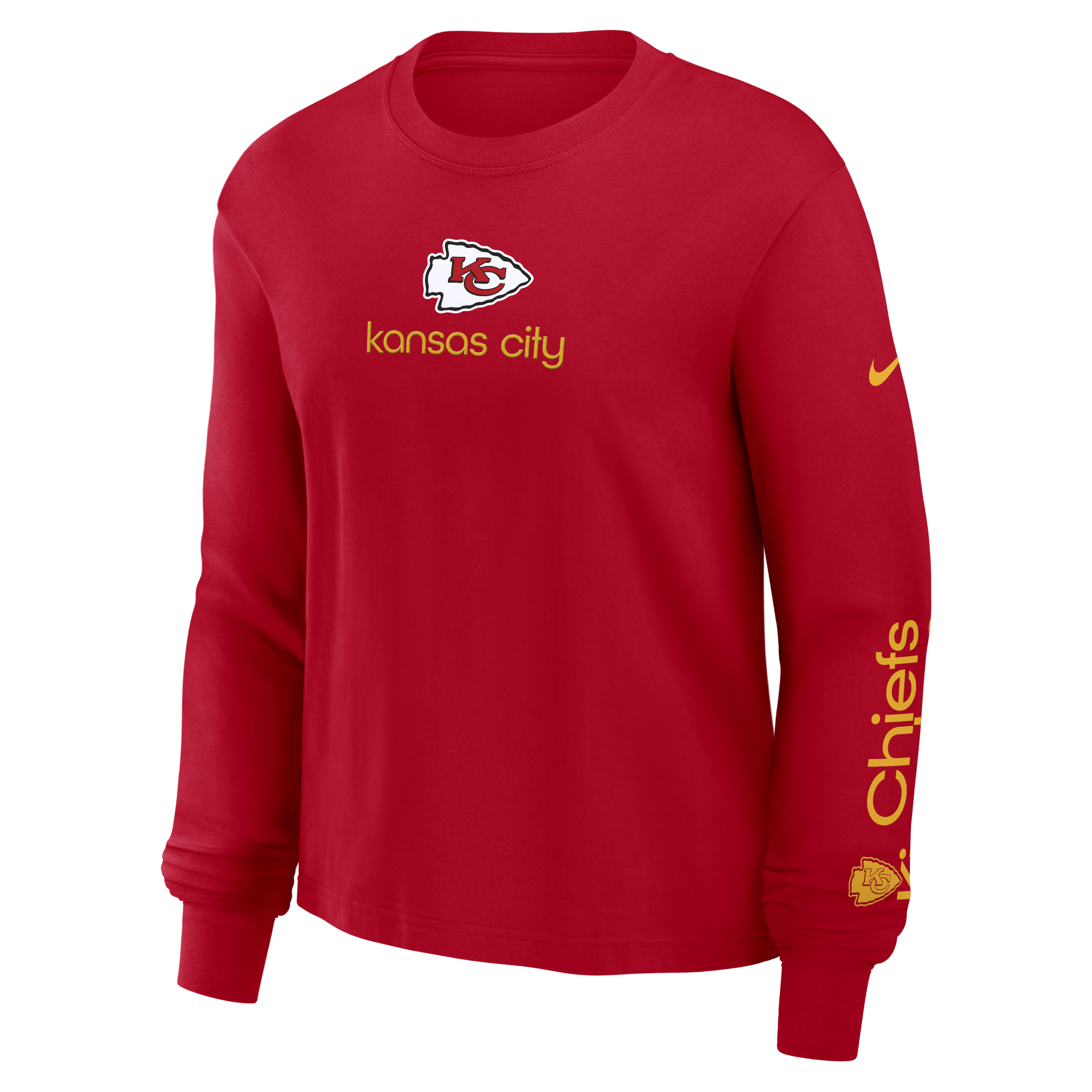 Kansas City Chiefs Boxy Women's Nike NFL Long-Sleeve T-Shirt