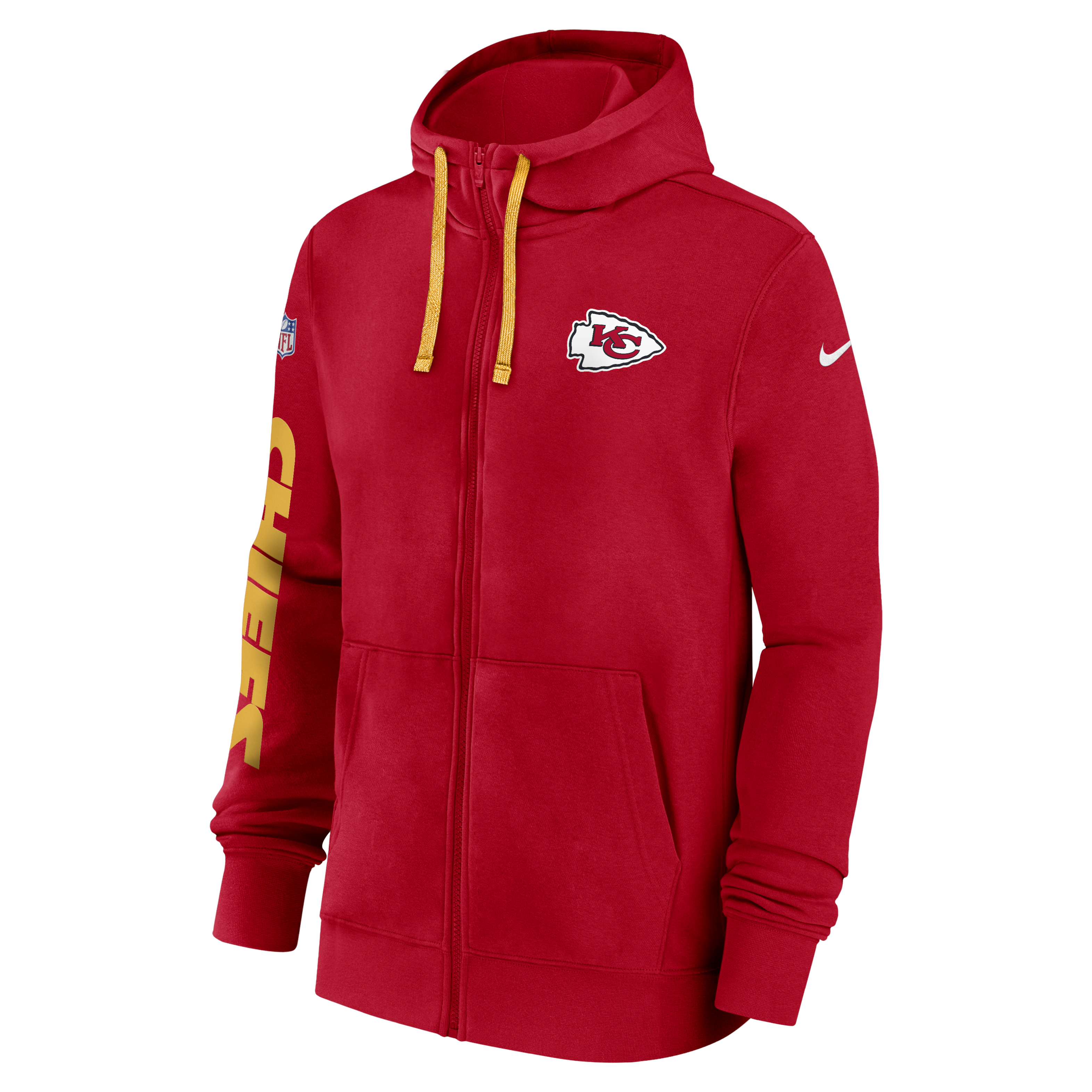 Kansas City Chiefs Sideline Team Issue Club Men's Nike NFL Pullover Hoodie