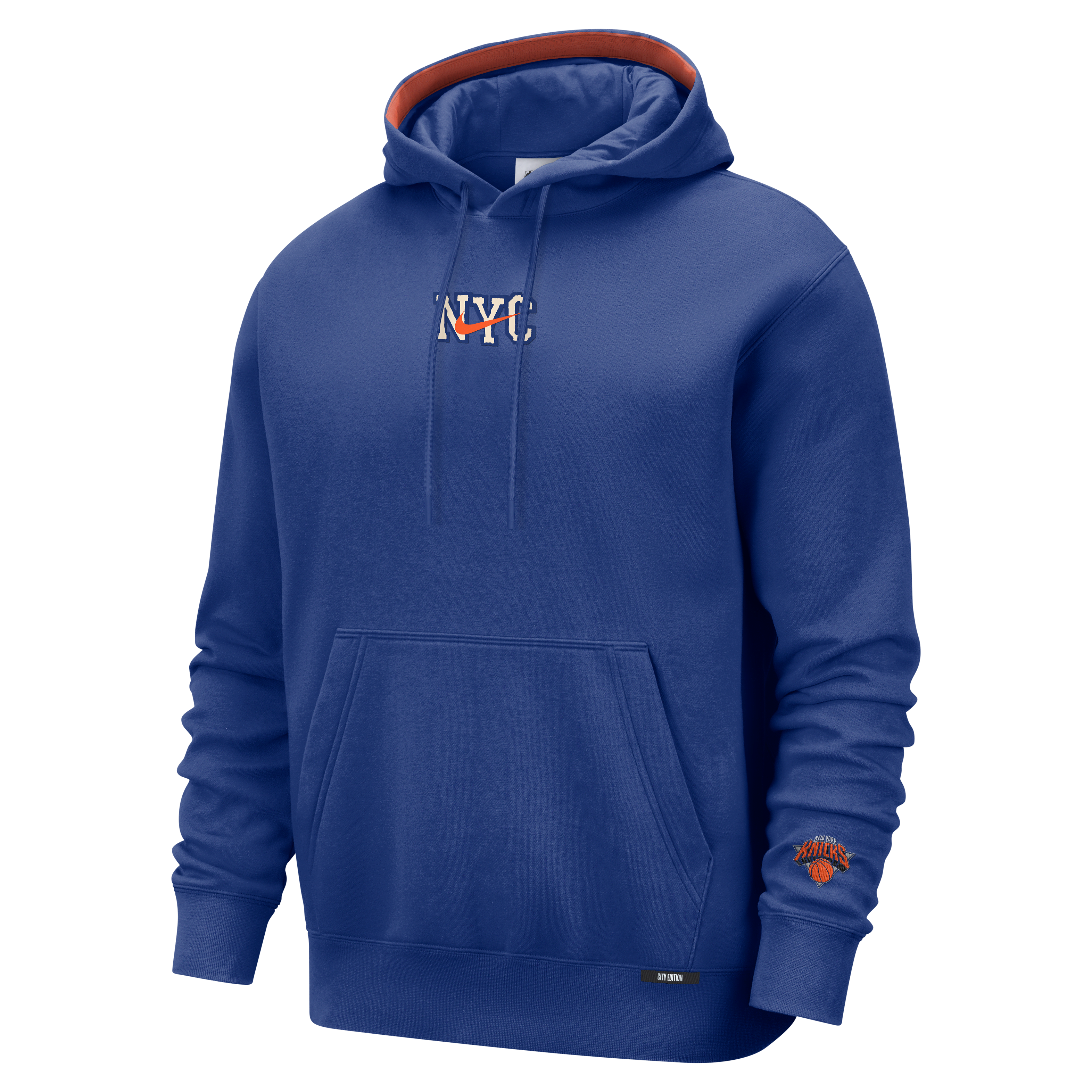 New York Knicks City Edition Men's Nike NBA Premium Club Fleece Hoodie