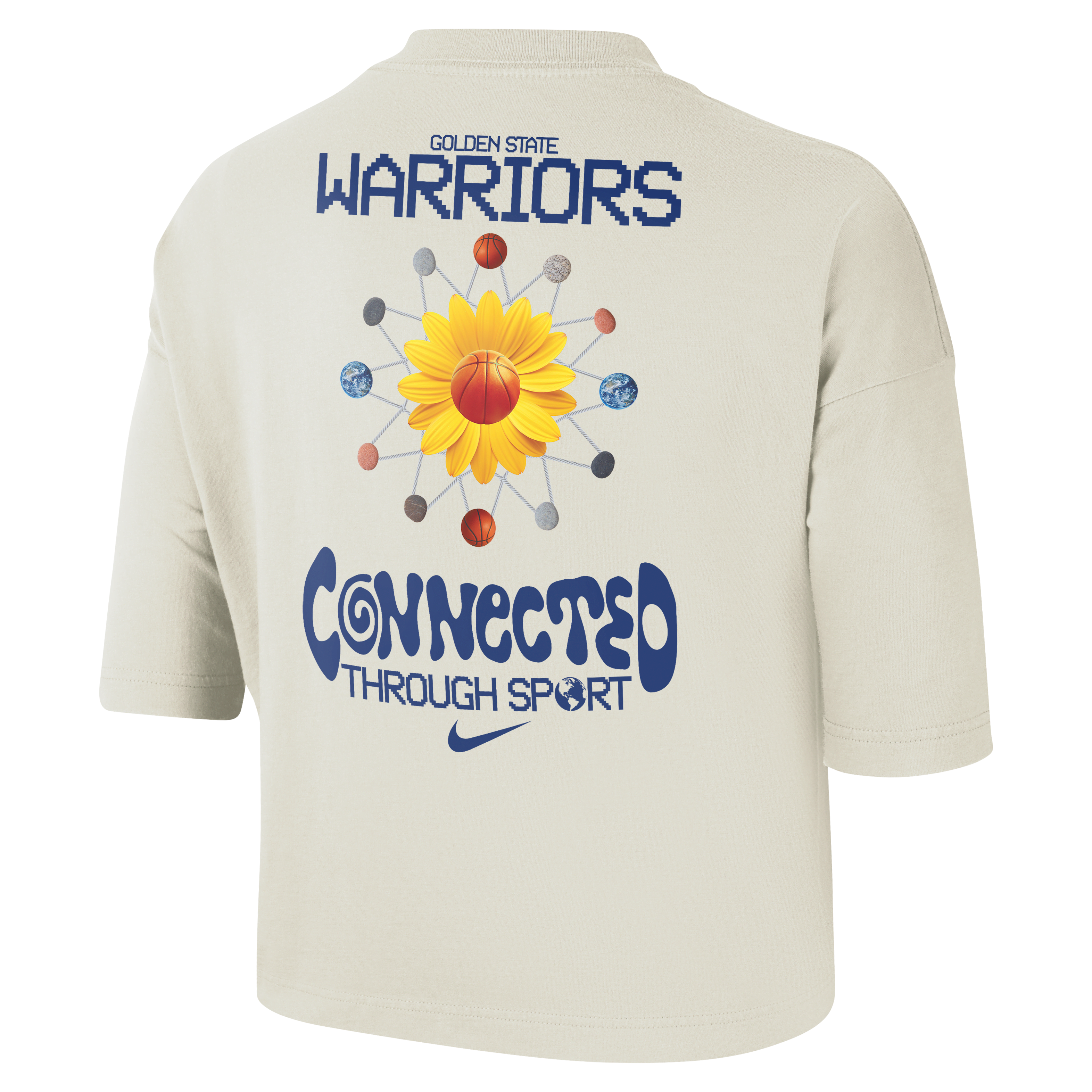 Golden State Warriors Courtside Women's Nike NBA Boxy T-Shirt