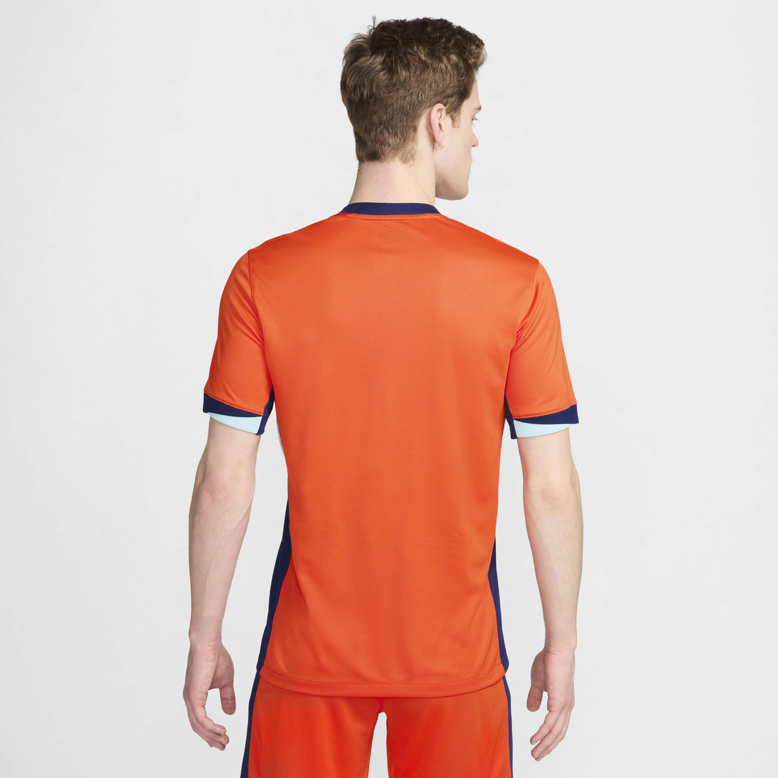 Netherlands (Men's Team) 2024/25 Stadium Home Men's Nike Dri-FIT Soccer Replica Jersey