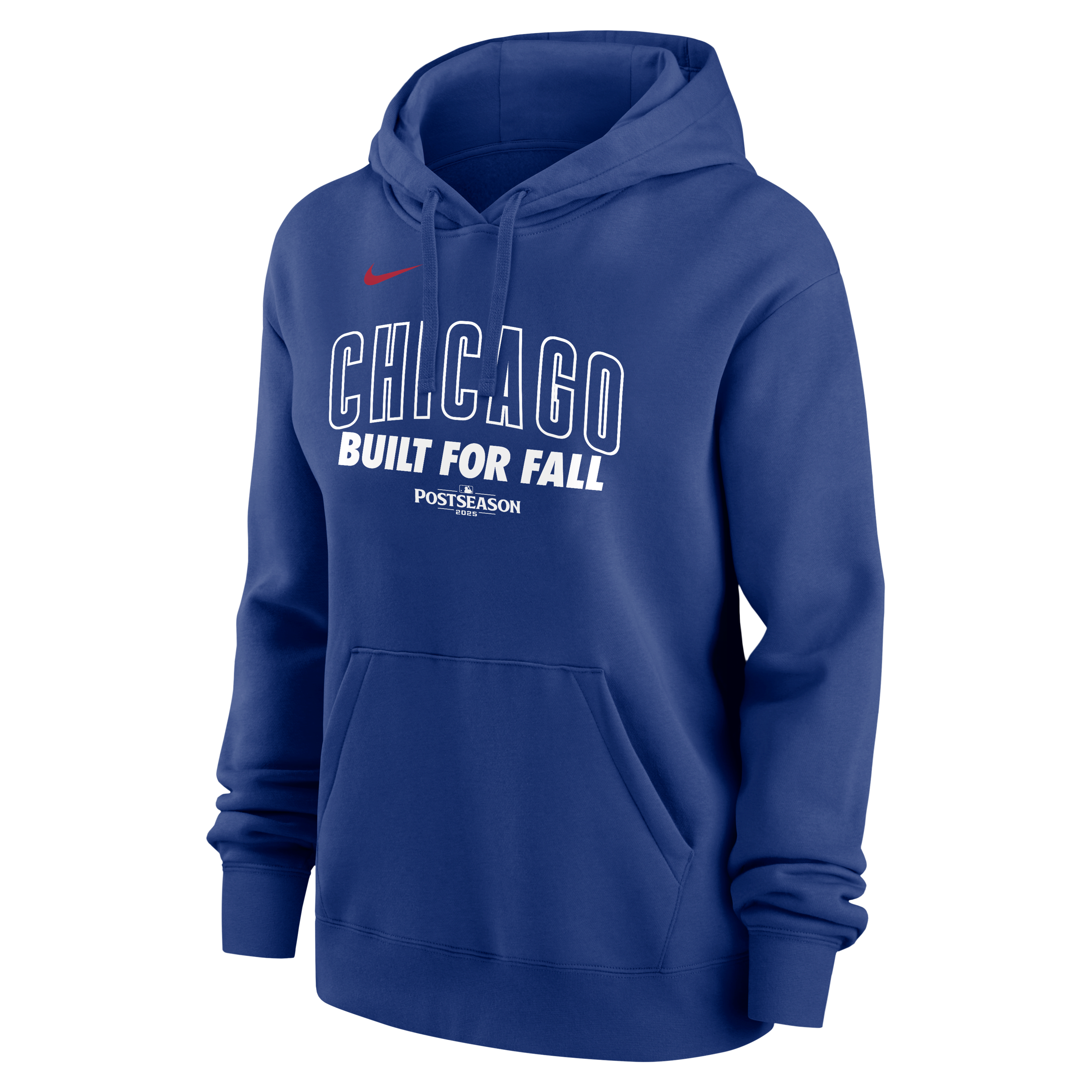 Chicago Cubs 2025 Postseason Authentic Collection Women's Nike MLB Pullover Hoodie