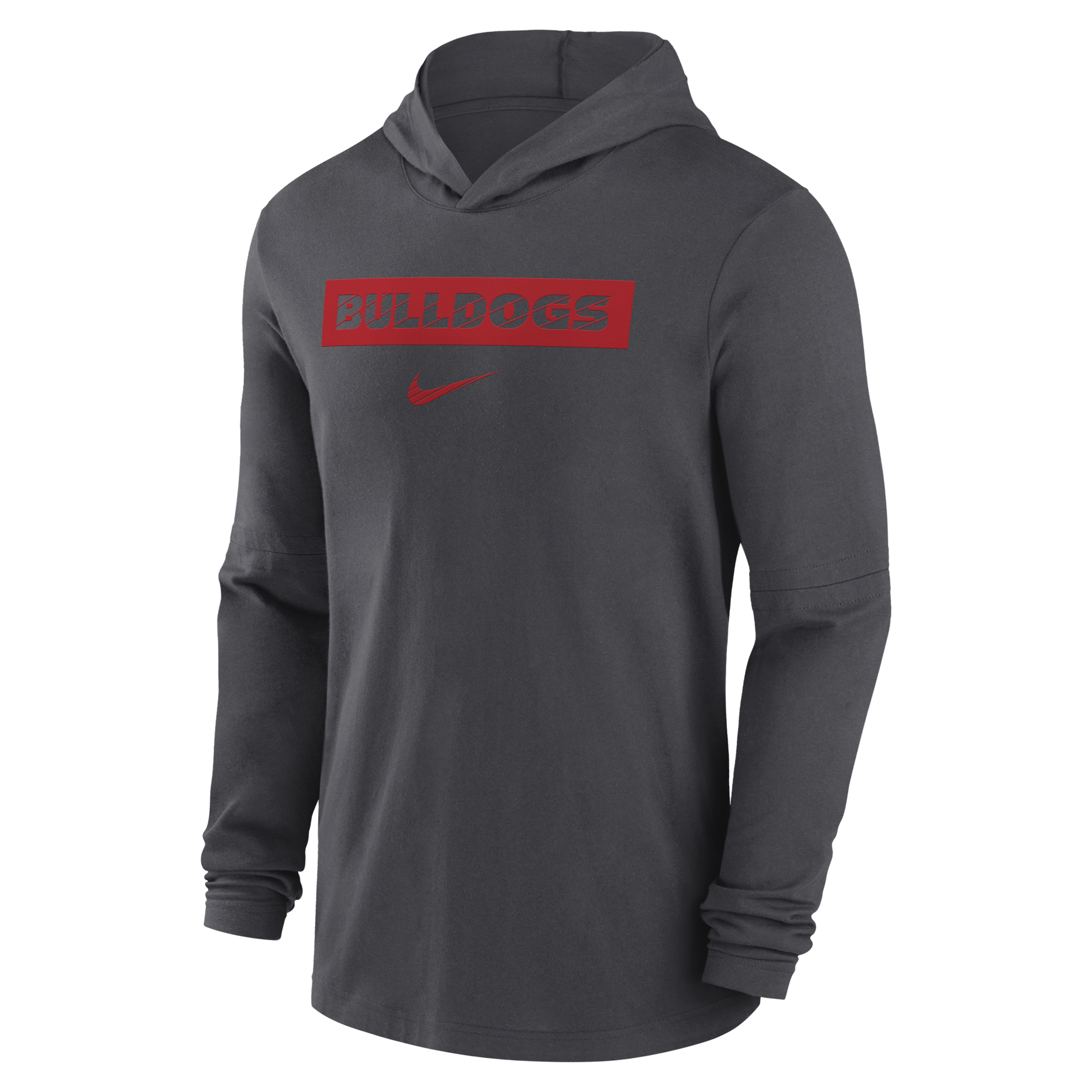 Georgia Bulldogs Sideline Men's Nike Dri-FIT College Long-Sleeve Hooded Top