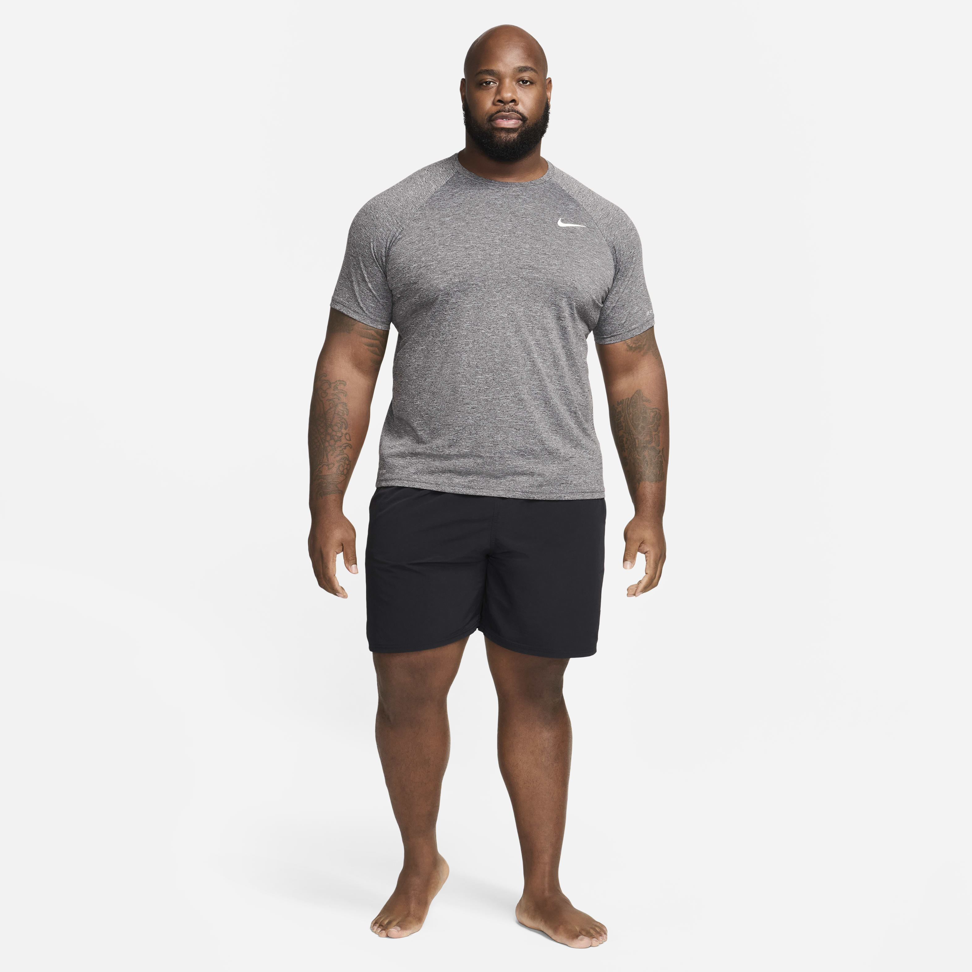 Nike Swim Men's Short-Sleeve Hydroguard (Extended Size)