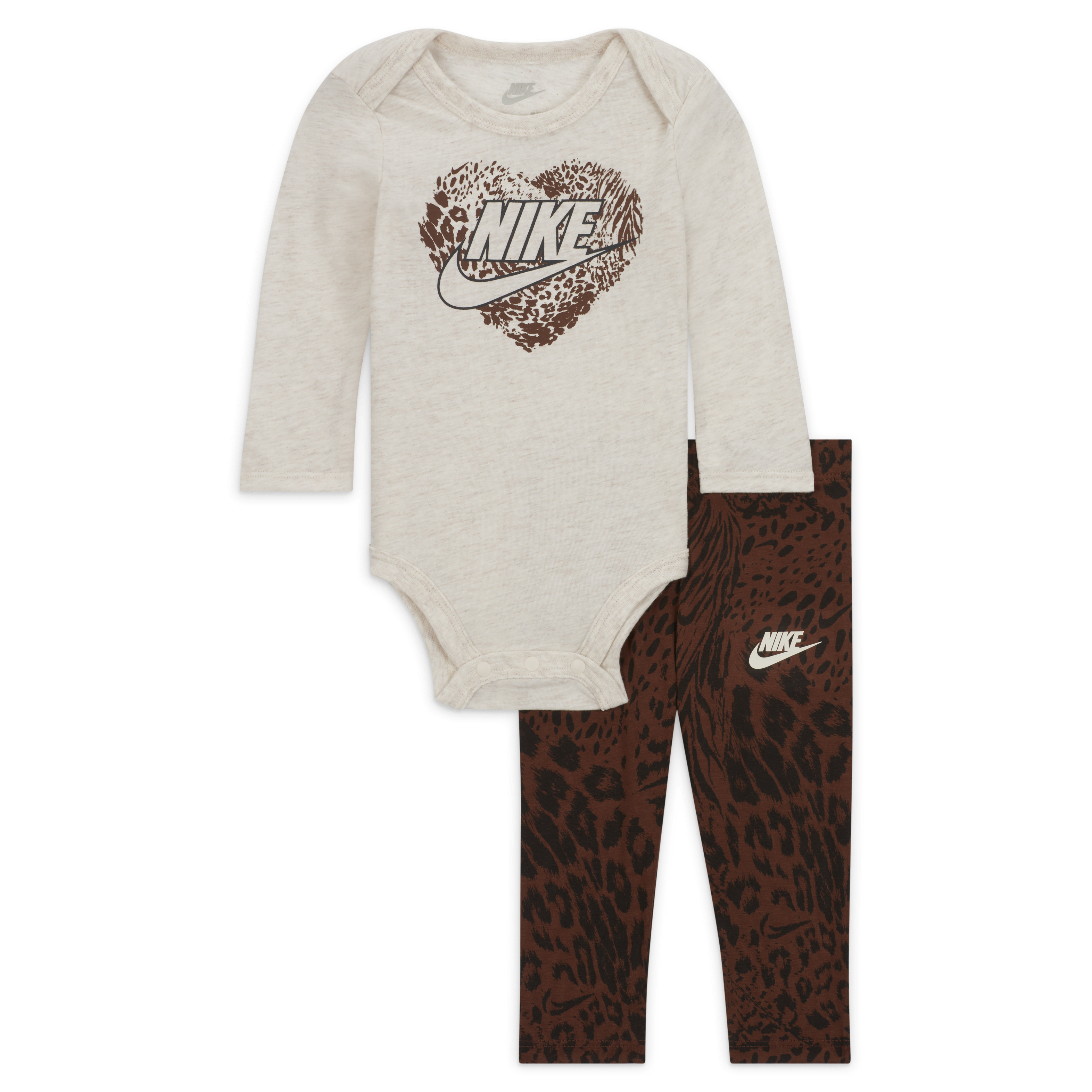 Nike Animal Print Bodysuit and Leggings Set Baby 2-Piece