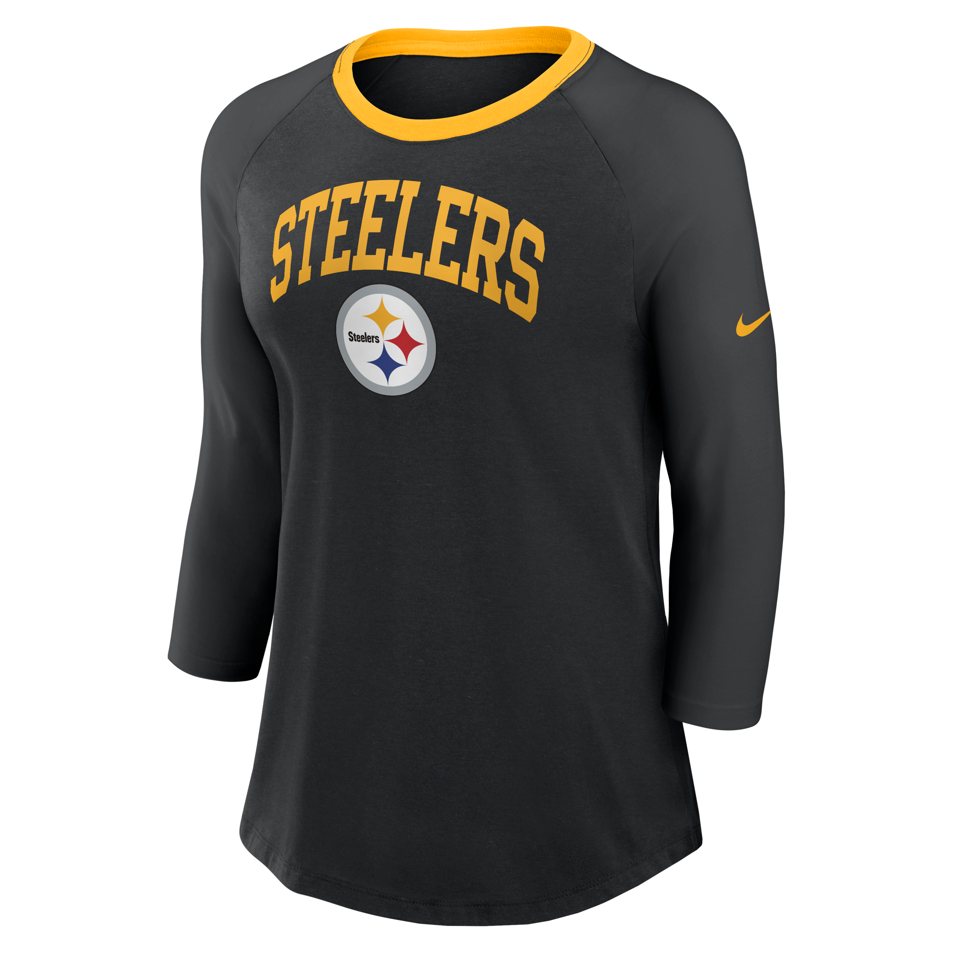 Pittsburgh Steelers Women's Nike NFL 3/4-Sleeve T-Shirt