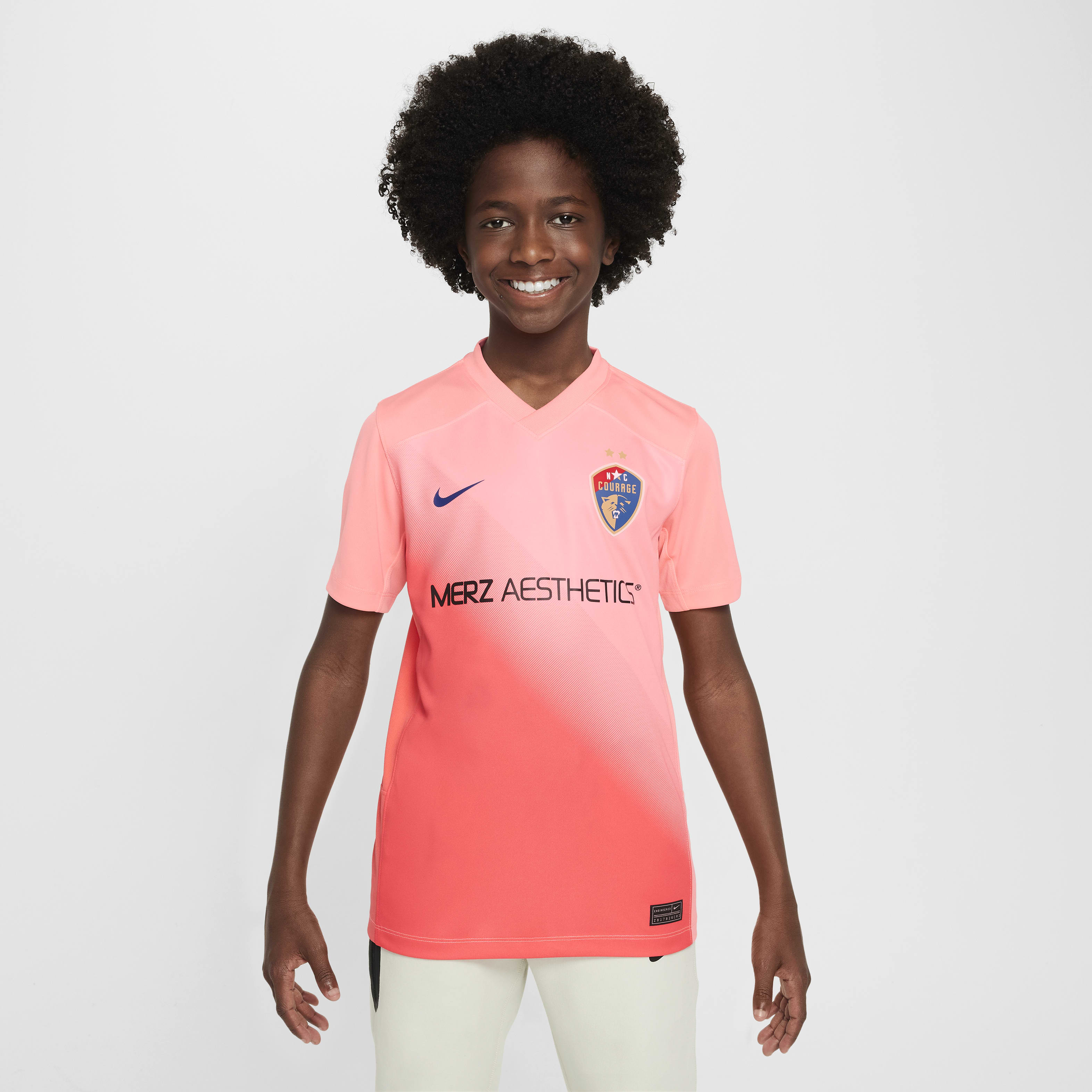 North Carolina Courage 2024 Stadium Secondary Big Kids' Nike Dri-FIT NWSL Replica Jersey