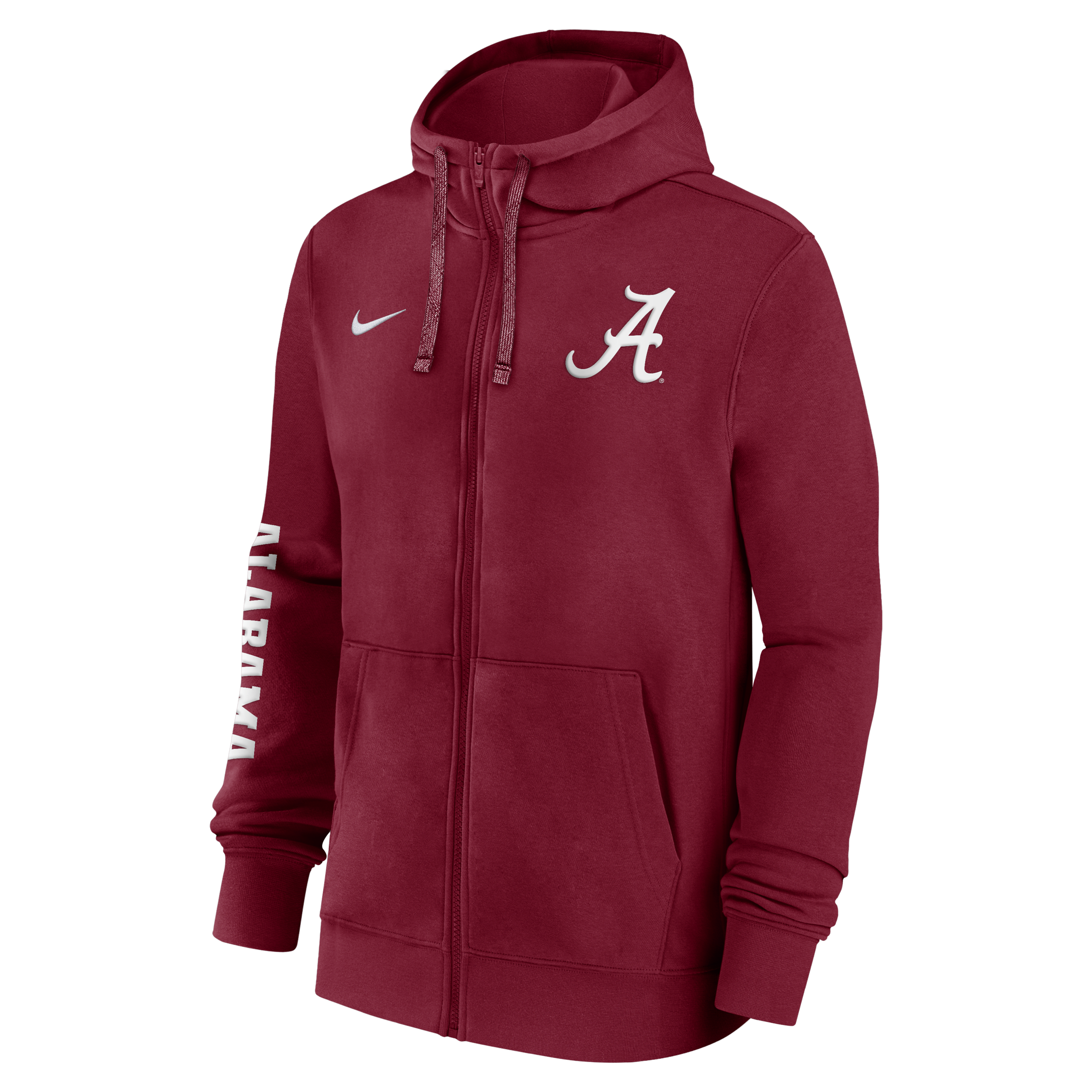 Alabama Crimson Tide Sideline Team Issue Men's Nike College Full-Zip Hoodie