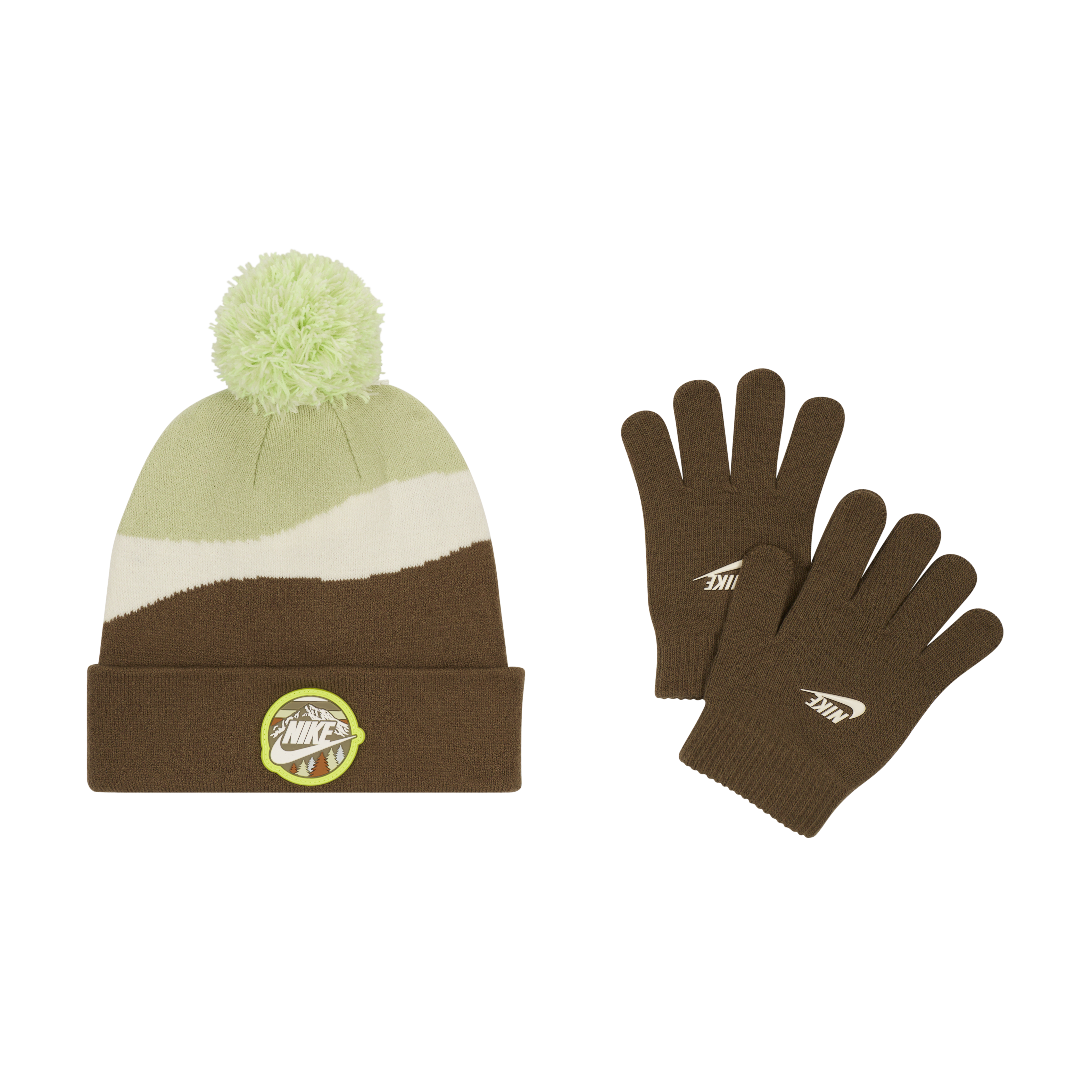 Nike Snow Day Beanie and Gloves Set Little Kids 2-Piece Hat Set