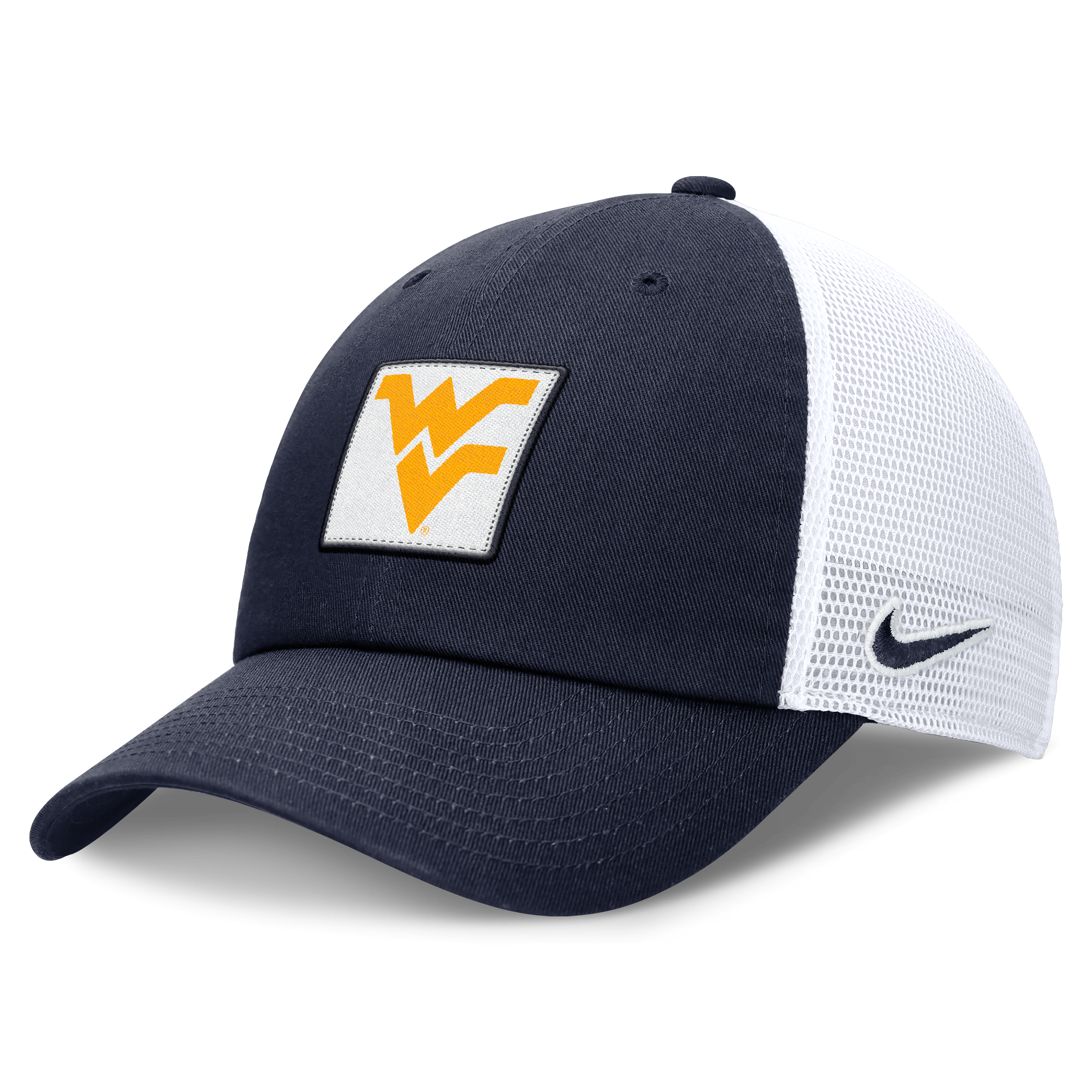 West Virginia Mountaineers Primetime Club Men's Nike College Trucker Adjustable Hat
