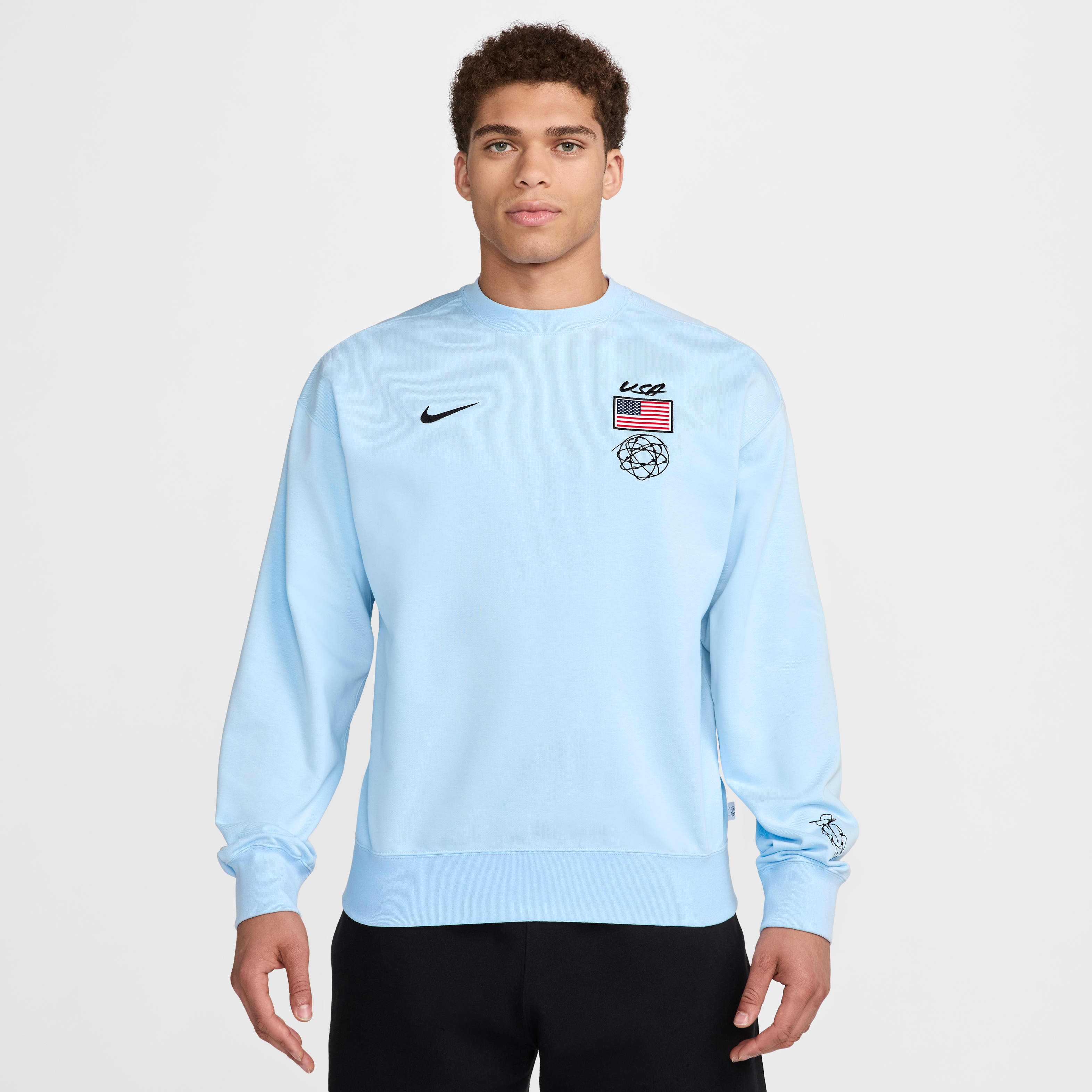 nike dri fit crew neck sweatshirt