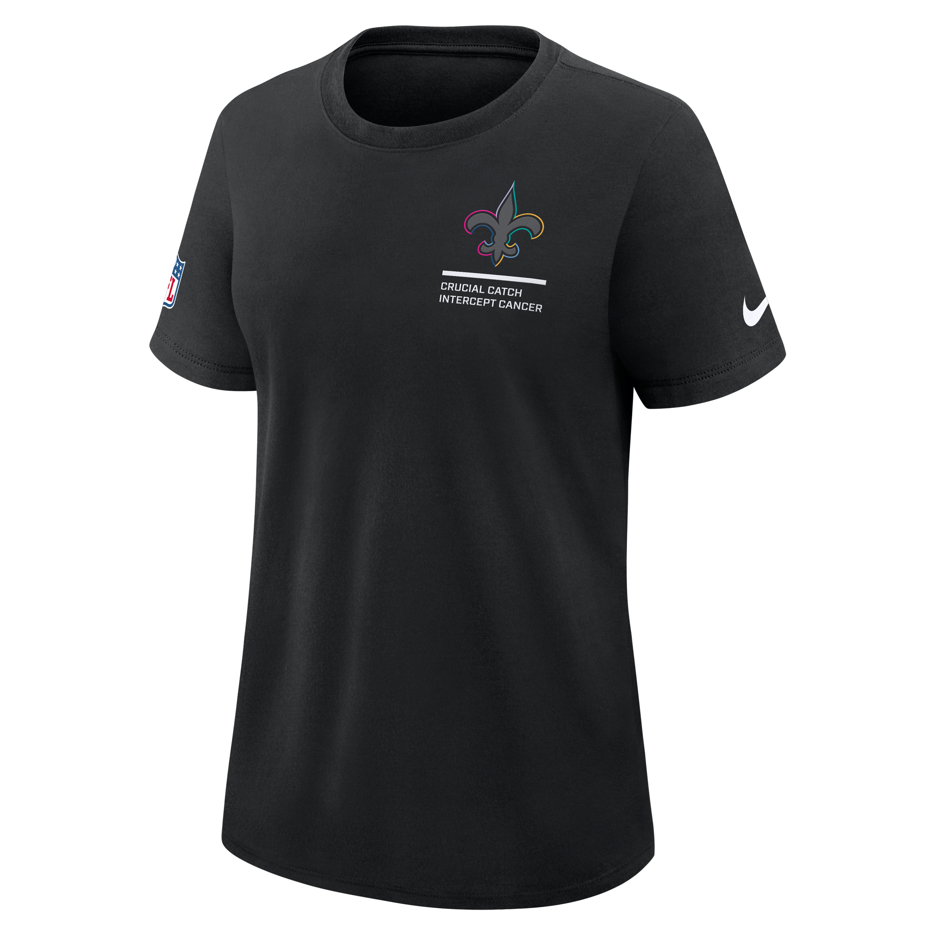 New Orleans Saints Crucial Catch Women's Nike Dri-FIT NFL T-Shirt