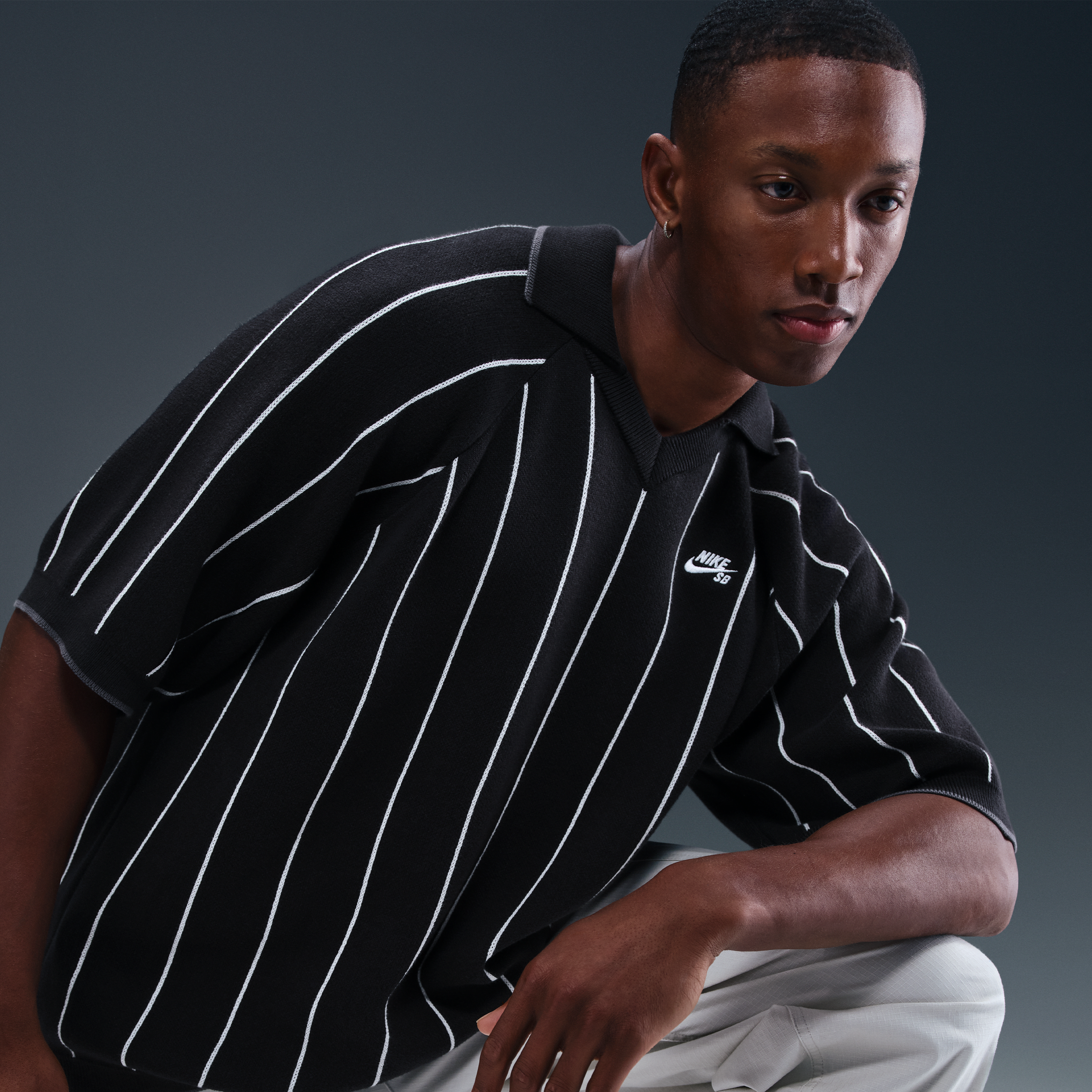 Nike SB Short-Sleeved Polo Skate Sweater