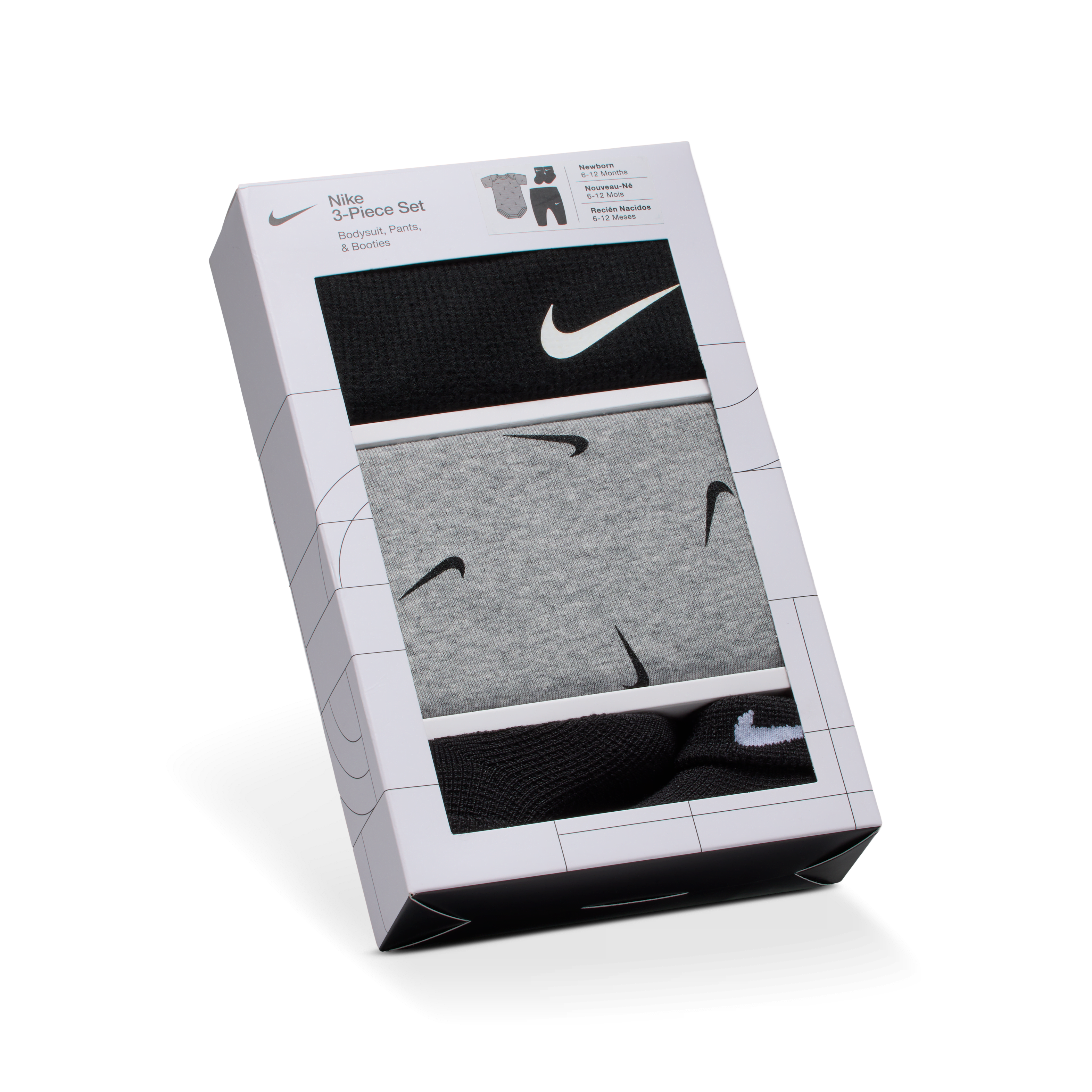 Nike Baby 3-Piece Bodysuit and Waffle Pants Set