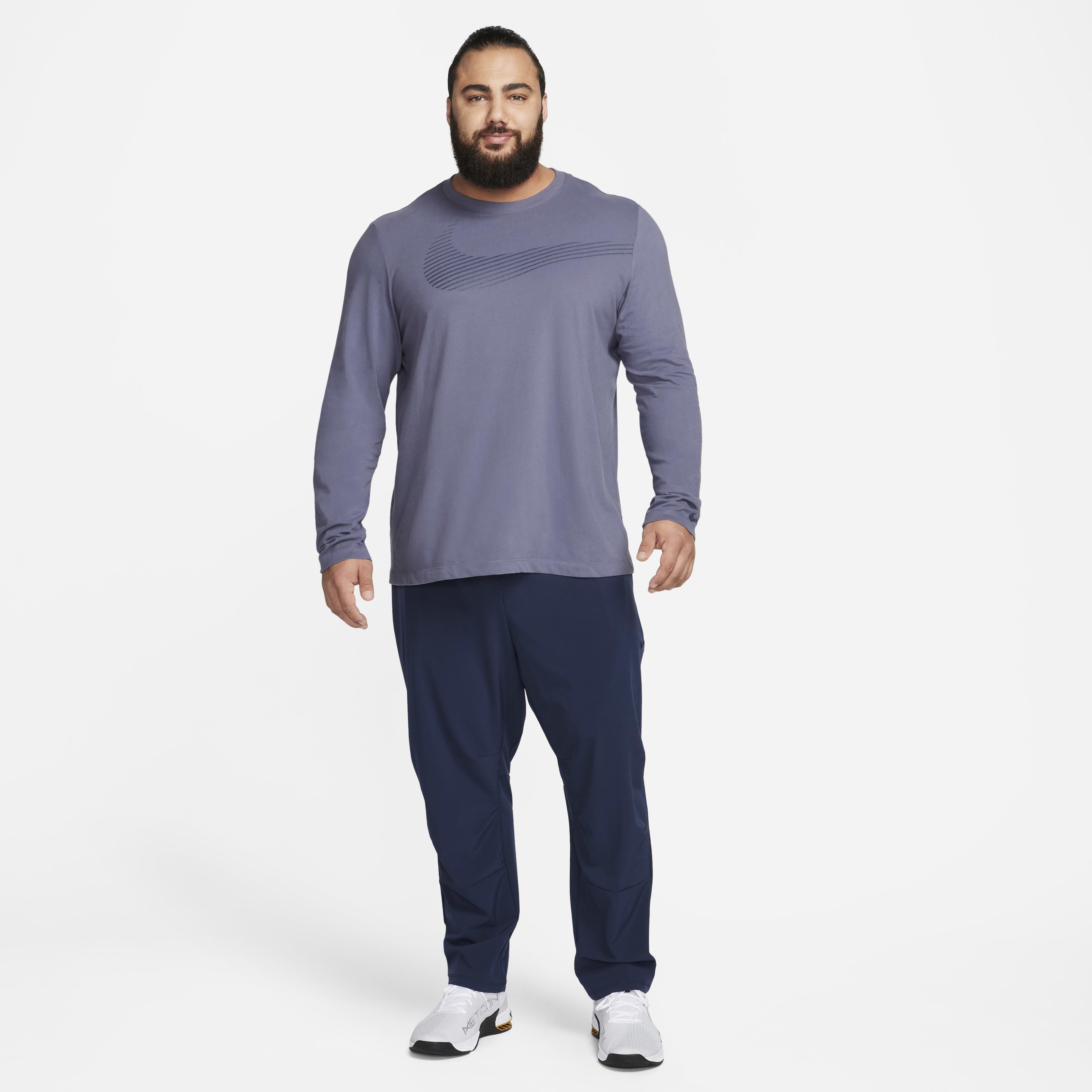 Nike Men's Dri-FIT Long-Sleeve Fitness T-Shirt