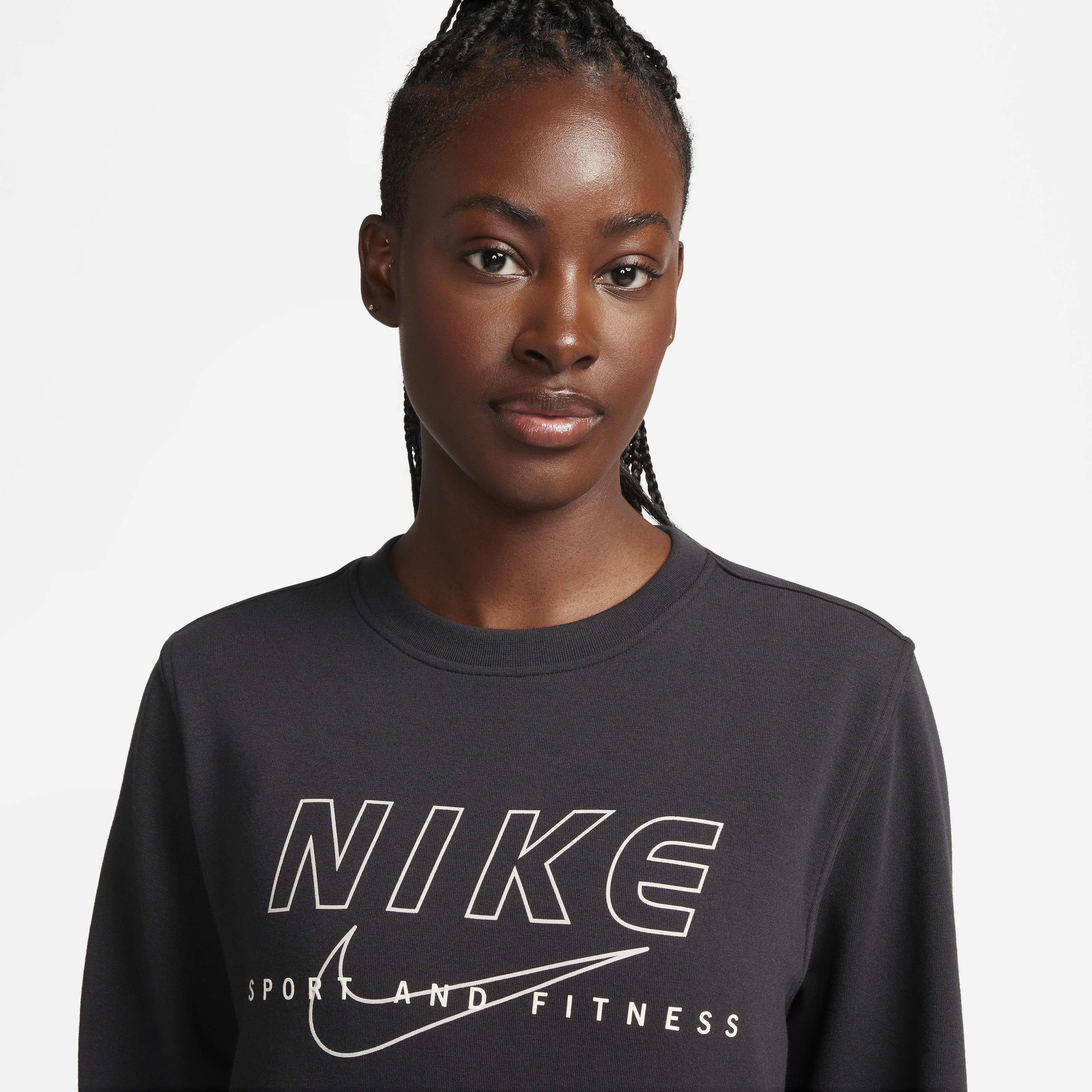 Nike Dri-FIT One Women's Crew-Neck Graphic Sweatshirt