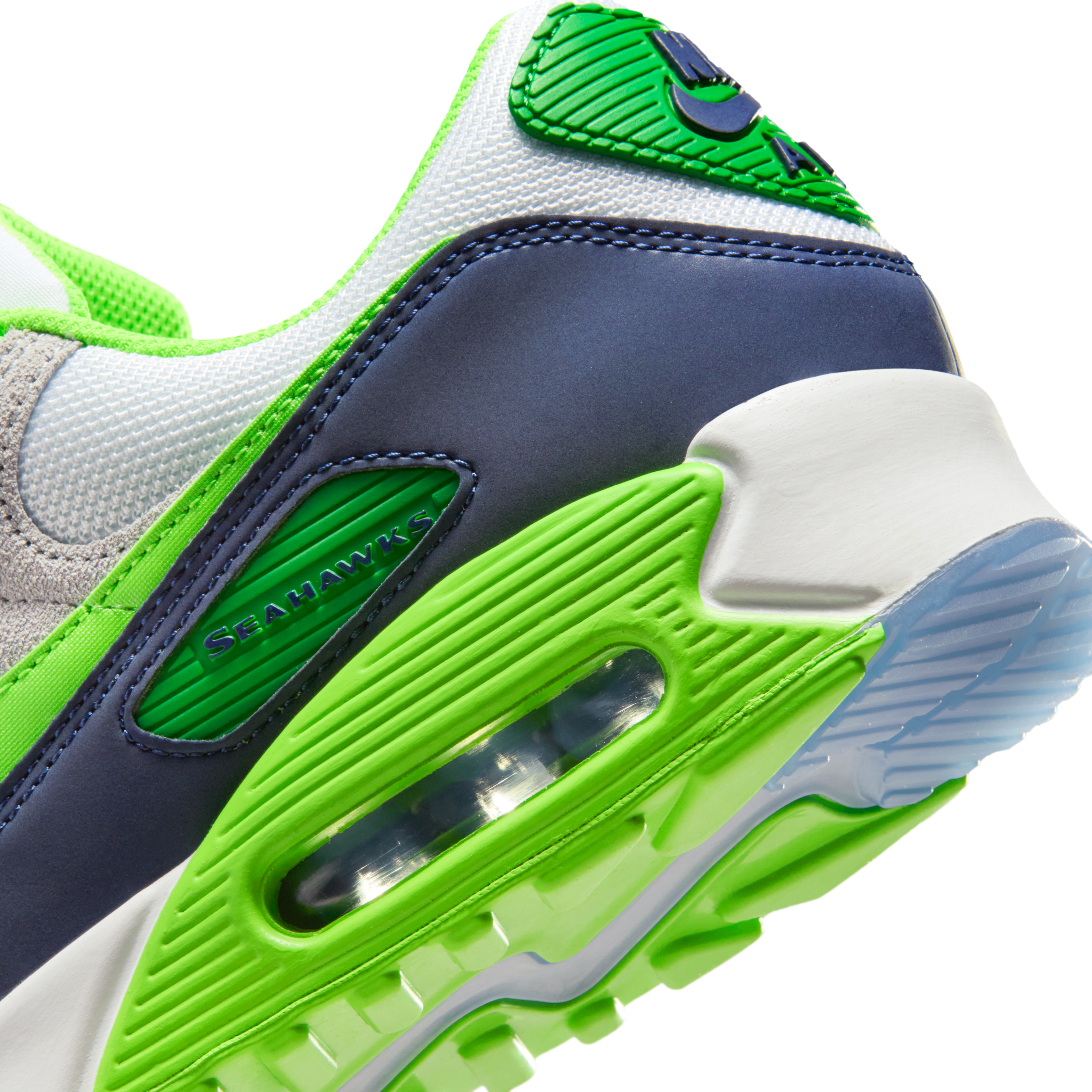 Seattle Seahawks Air Max 90 Men's Nike Shoes