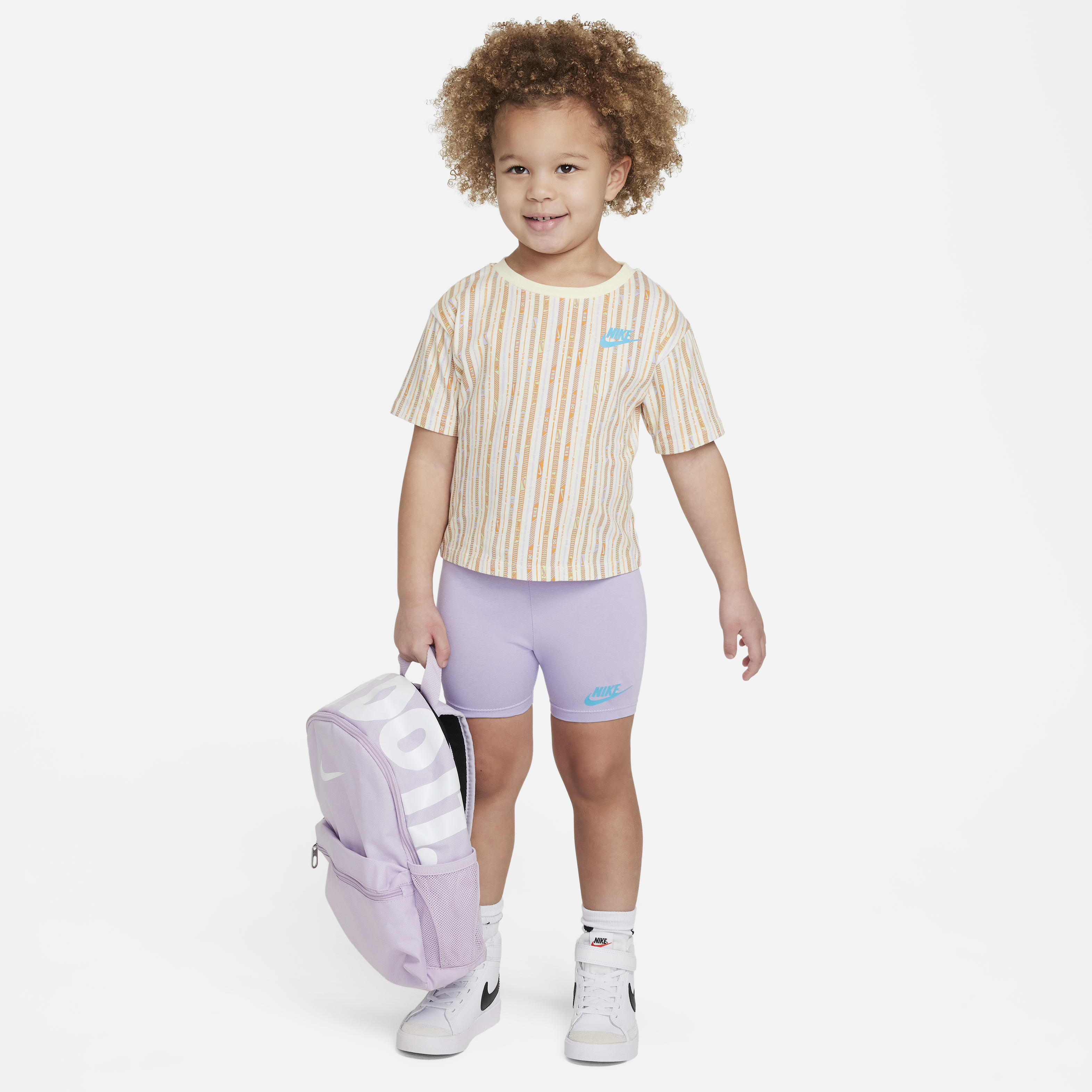 Nike Happy Camper Toddler Bike Shorts Set