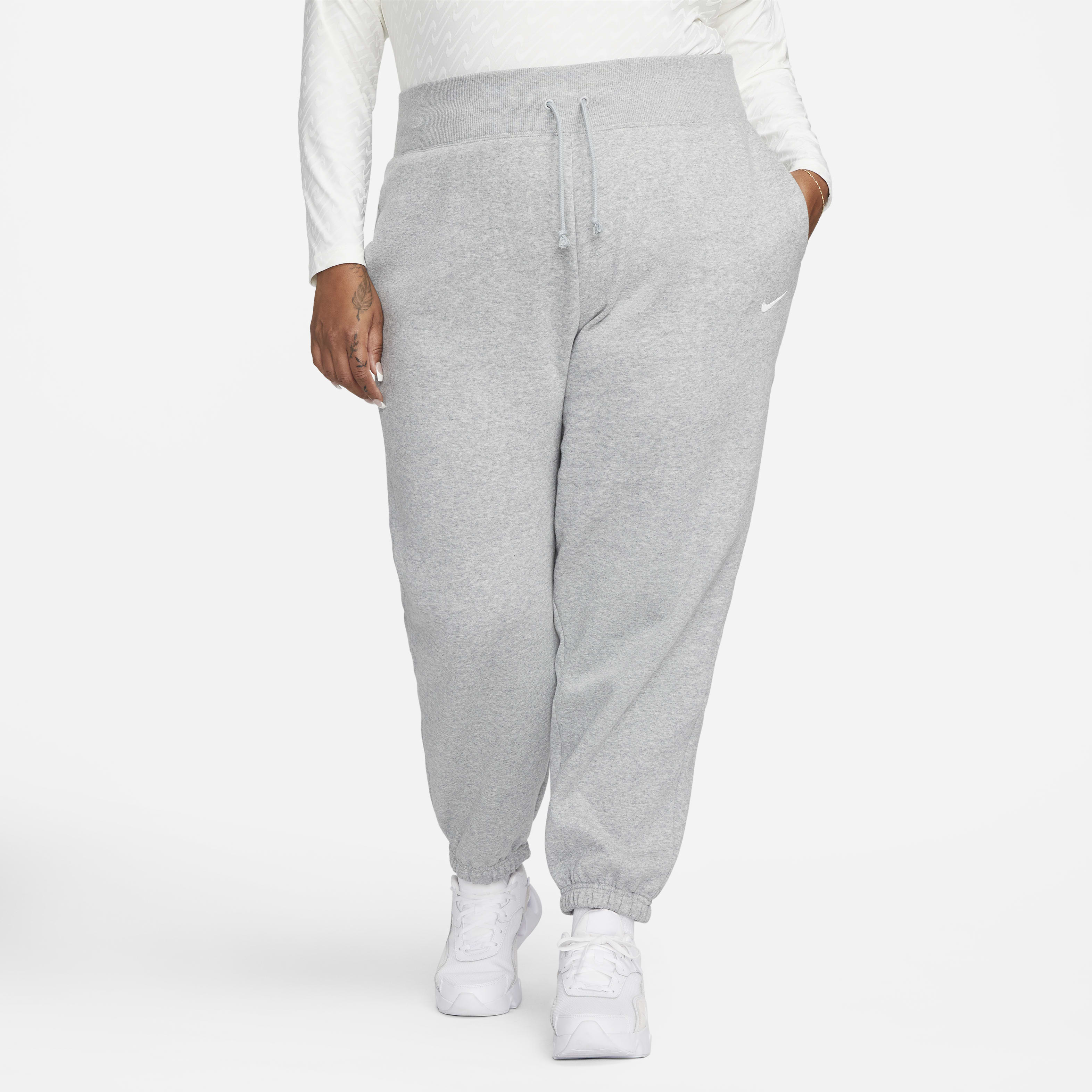 Nike Sportswear Phoenix Fleece Women's High-Waisted Oversized Sweatpants (Plus Size)