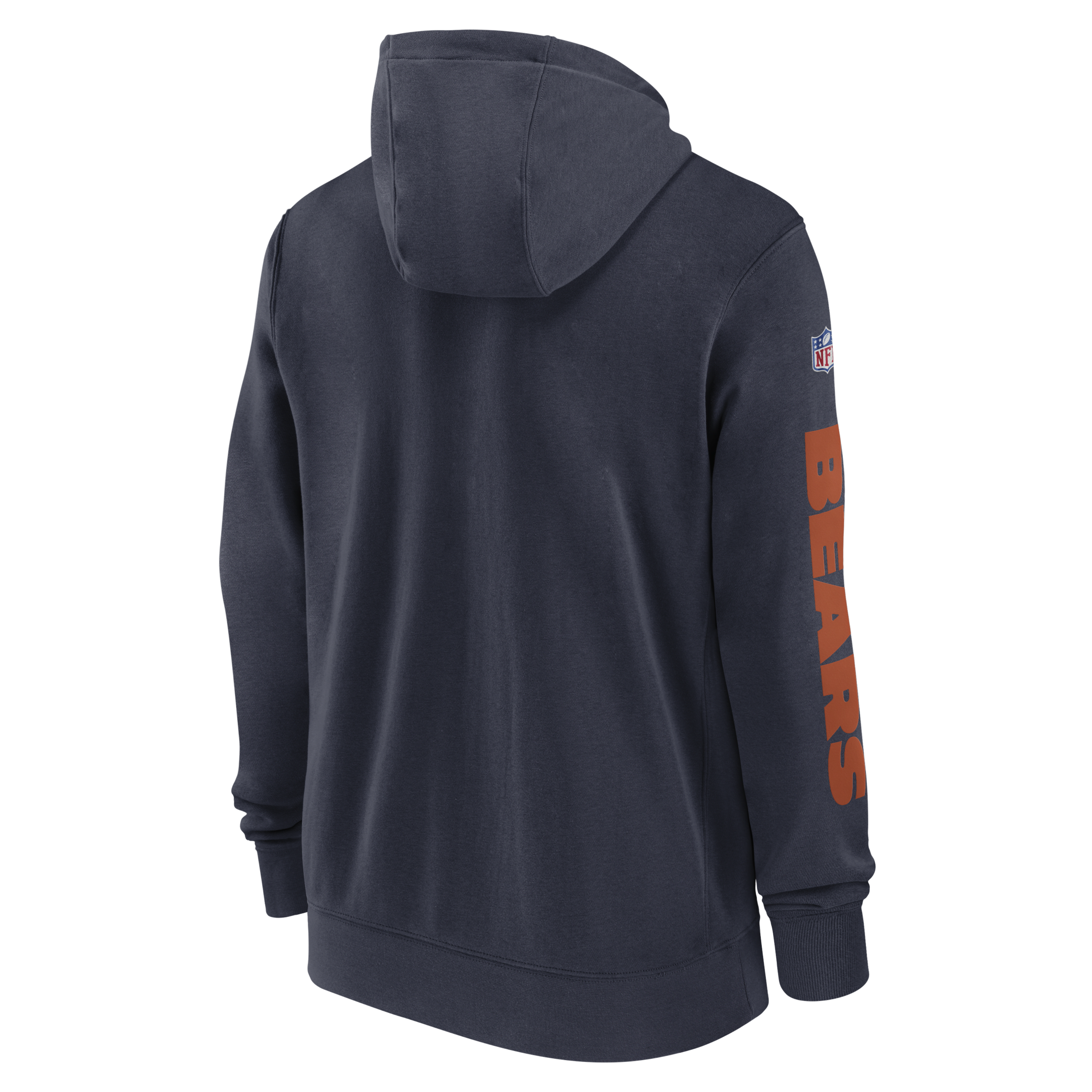 Chicago Bears Sideline Team Issue Club Men's Nike Full Zip Hoodie