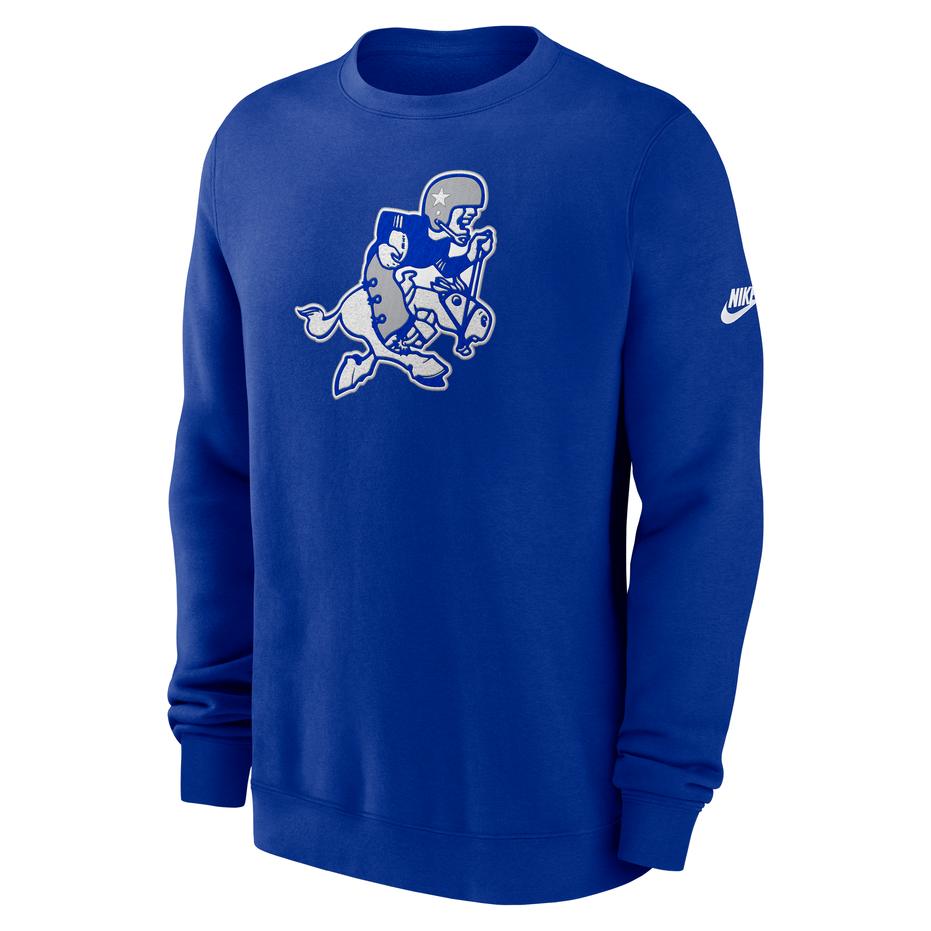 Dallas Cowboys Swing Pass Rewind Club Men's Nike NFL Pullover Crew