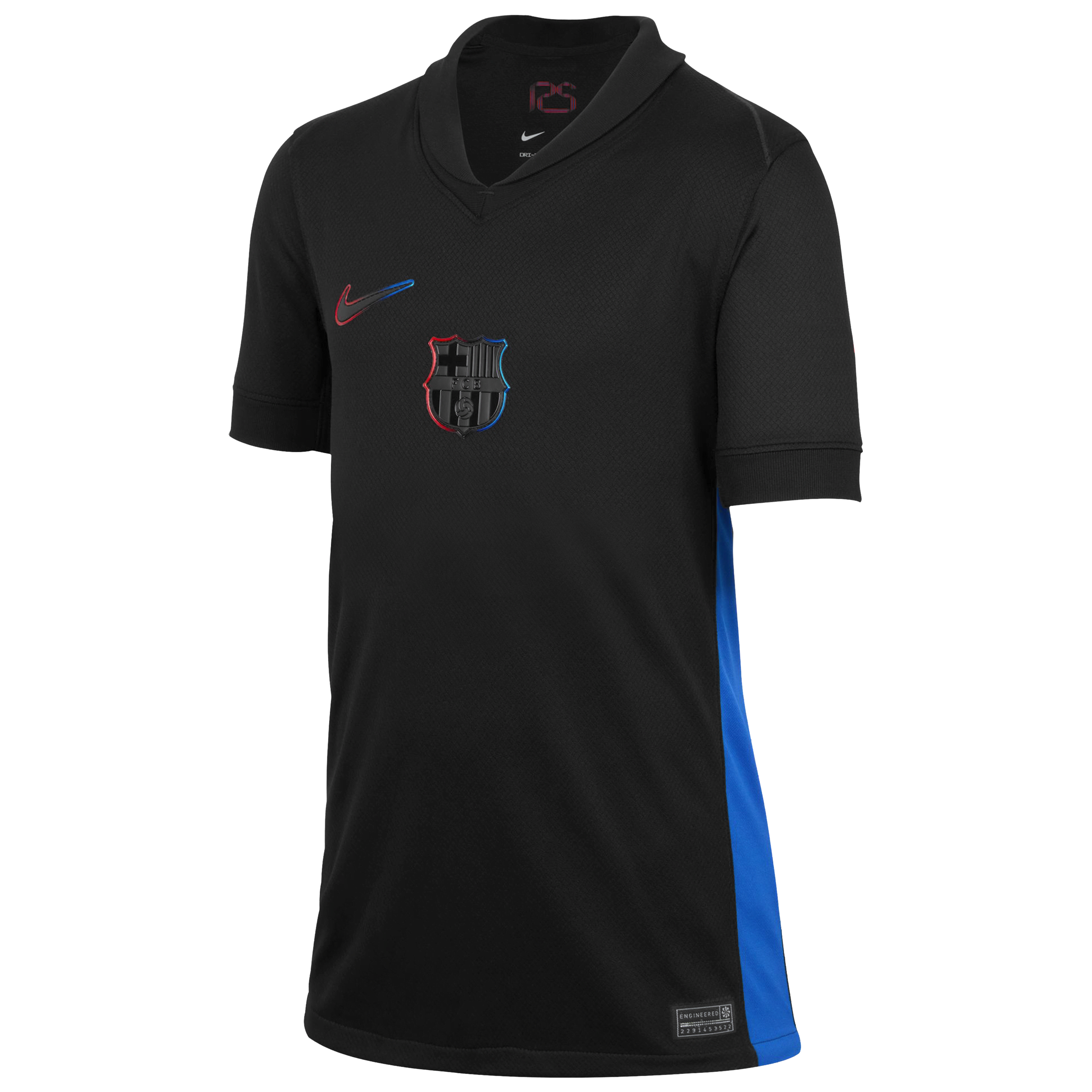 Gavi Barcelona 2024/25 Stadium Away Bid Kids' Nike Dri-FIT Soccer Jersey