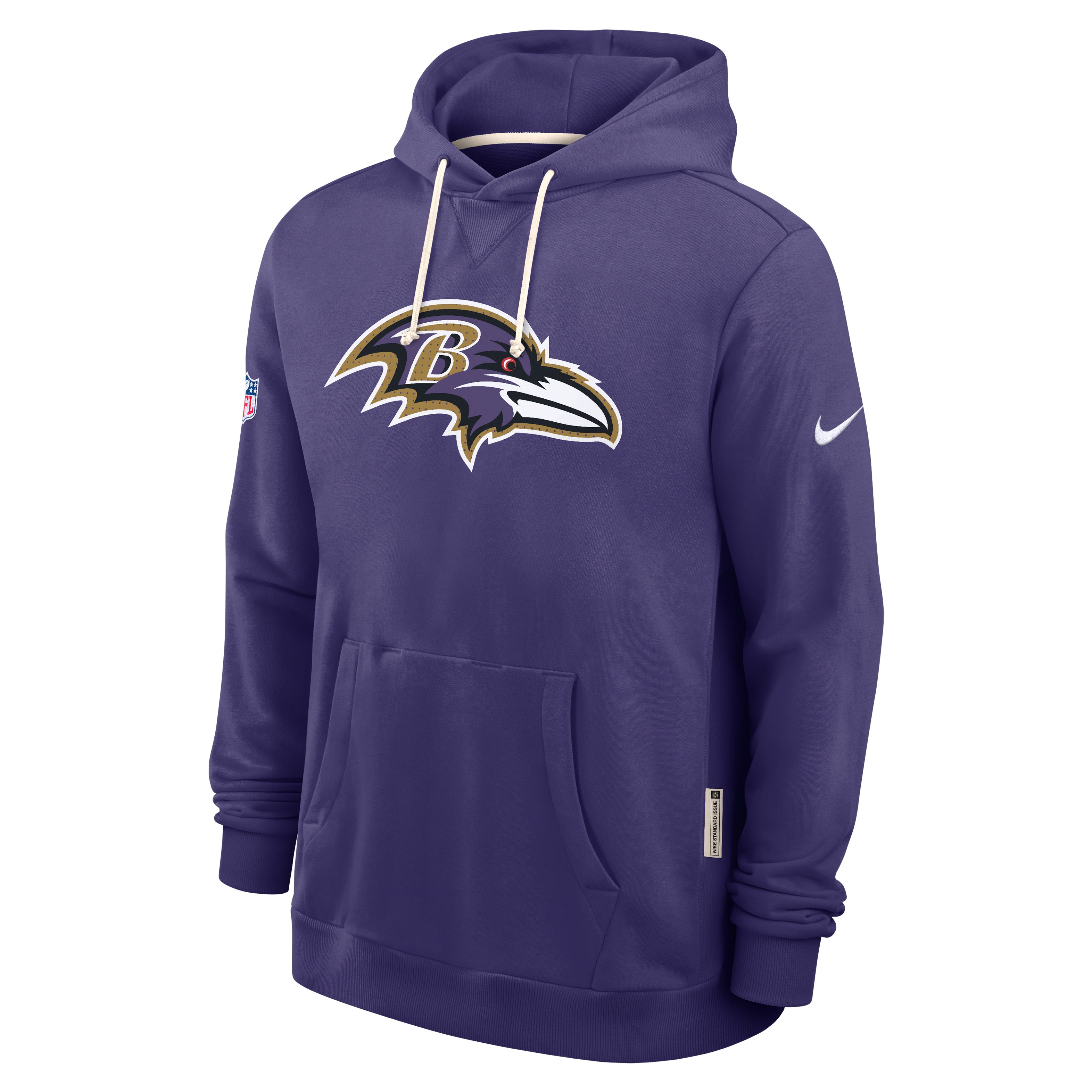 Baltimore Ravens Initial Home Sideline Men's Nike Dri-FIT NFL Pullover Hoodie