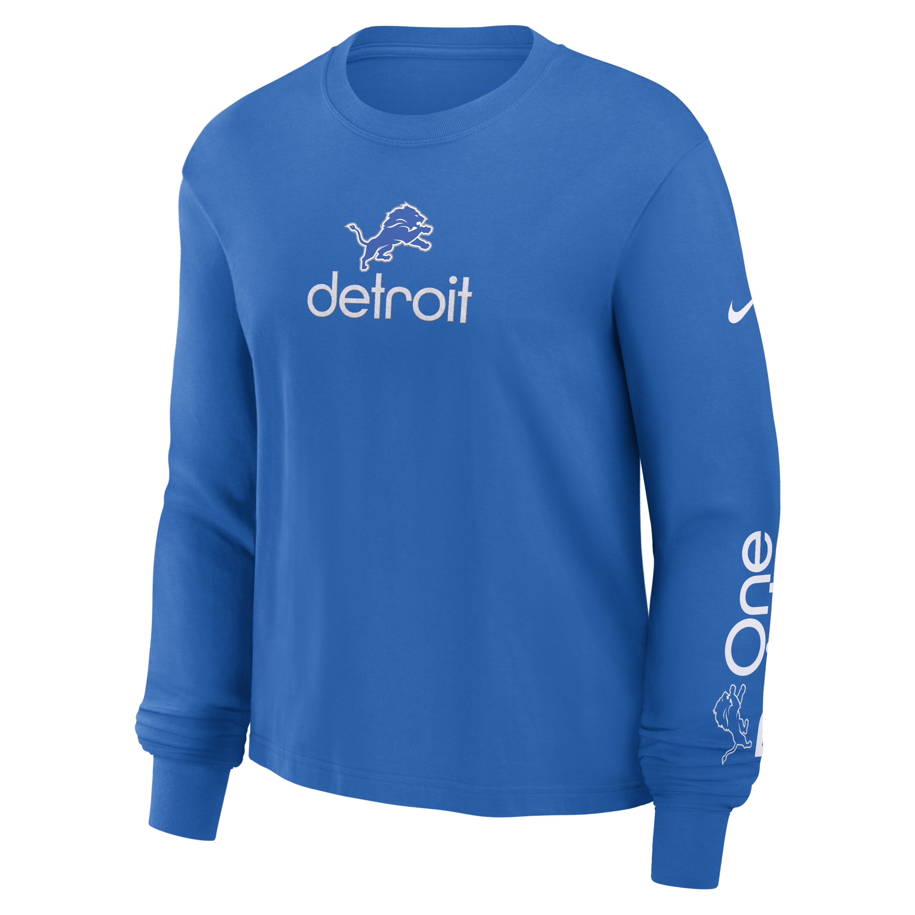 Detroit Lions Boxy Women's Nike NFL Long-Sleeve T-Shirt