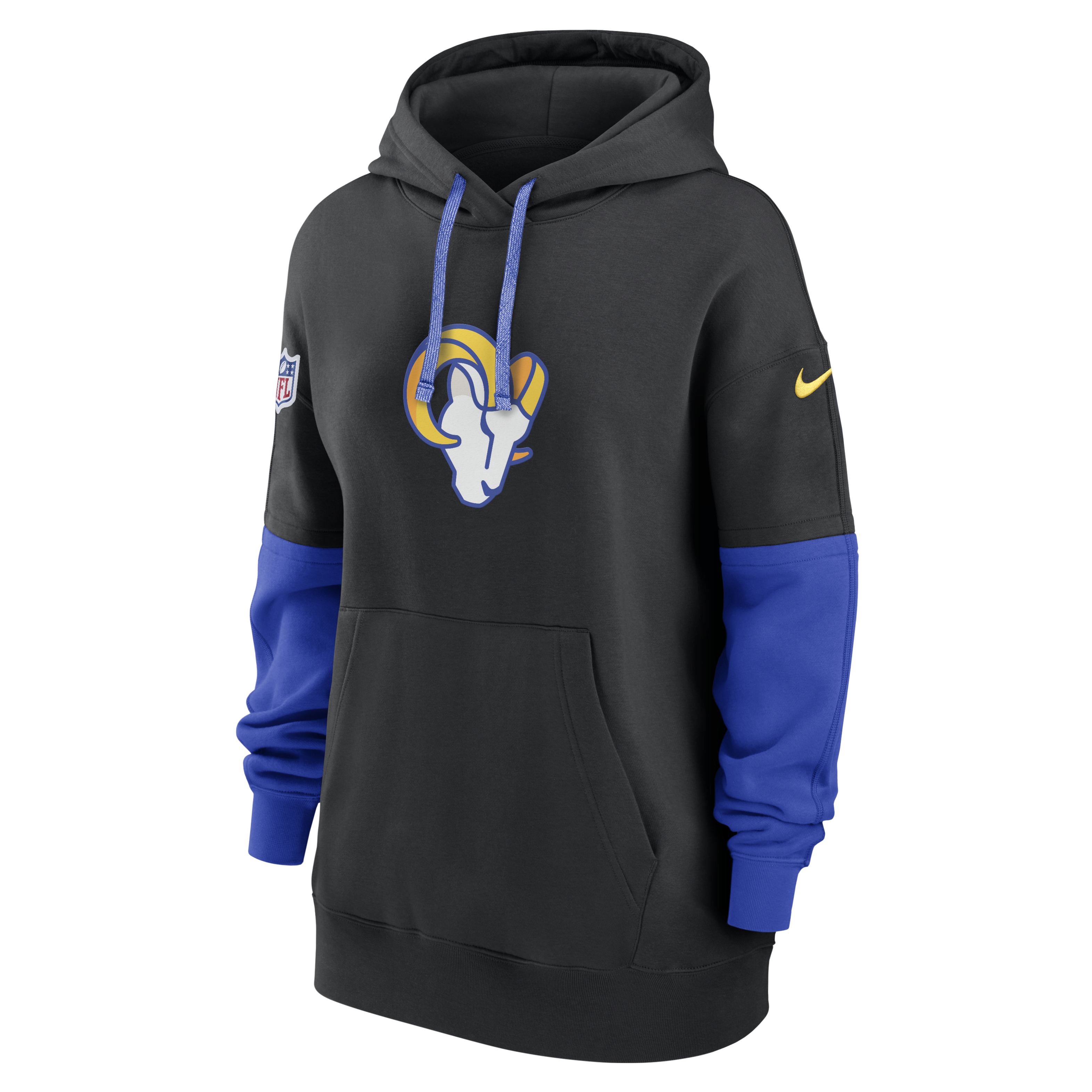 Los Angeles Rams Sideline Essential Women's Nike NFL Pullover Hoodie