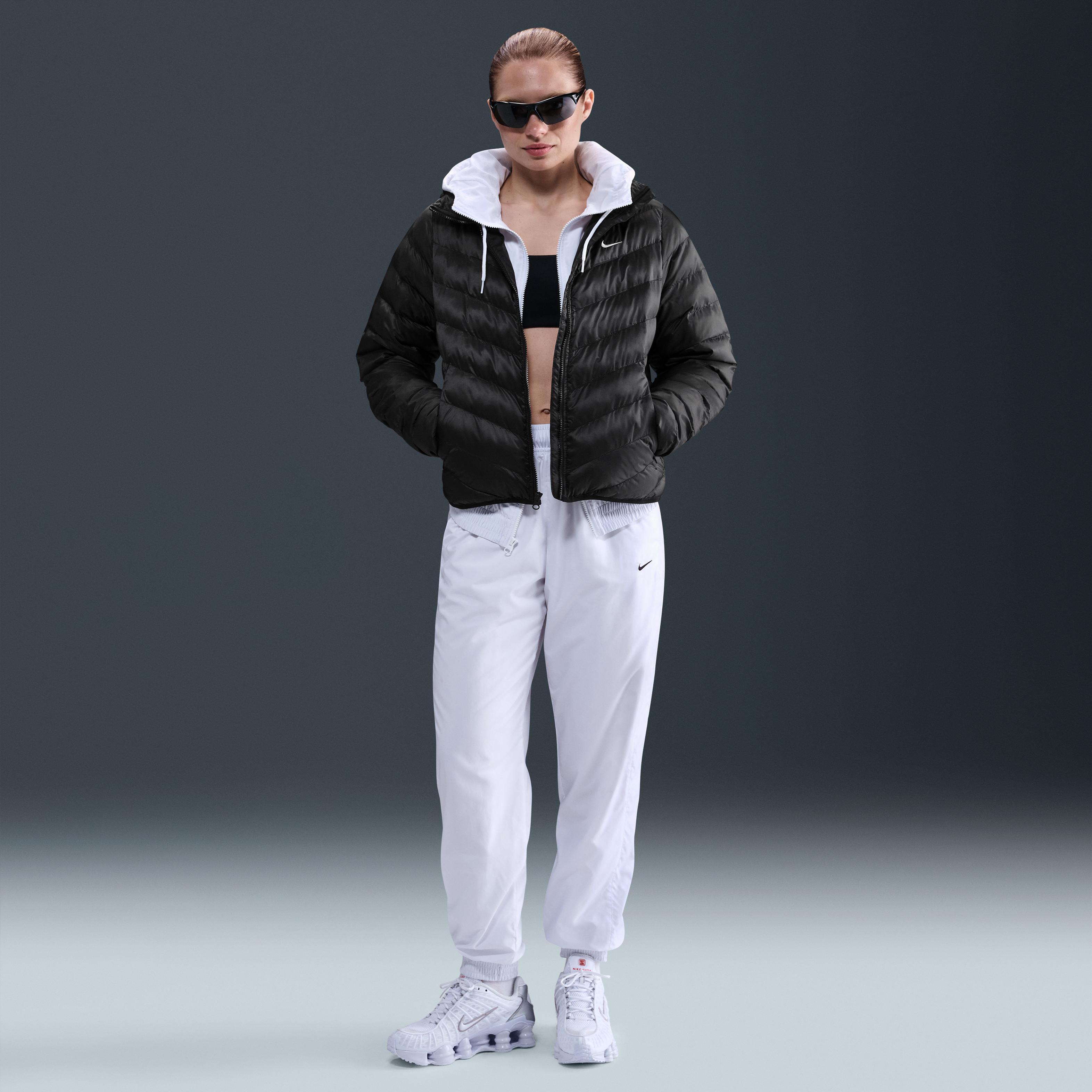 Nike Sportswear Windpuffer Women's Therma-FIT Hooded Puffer