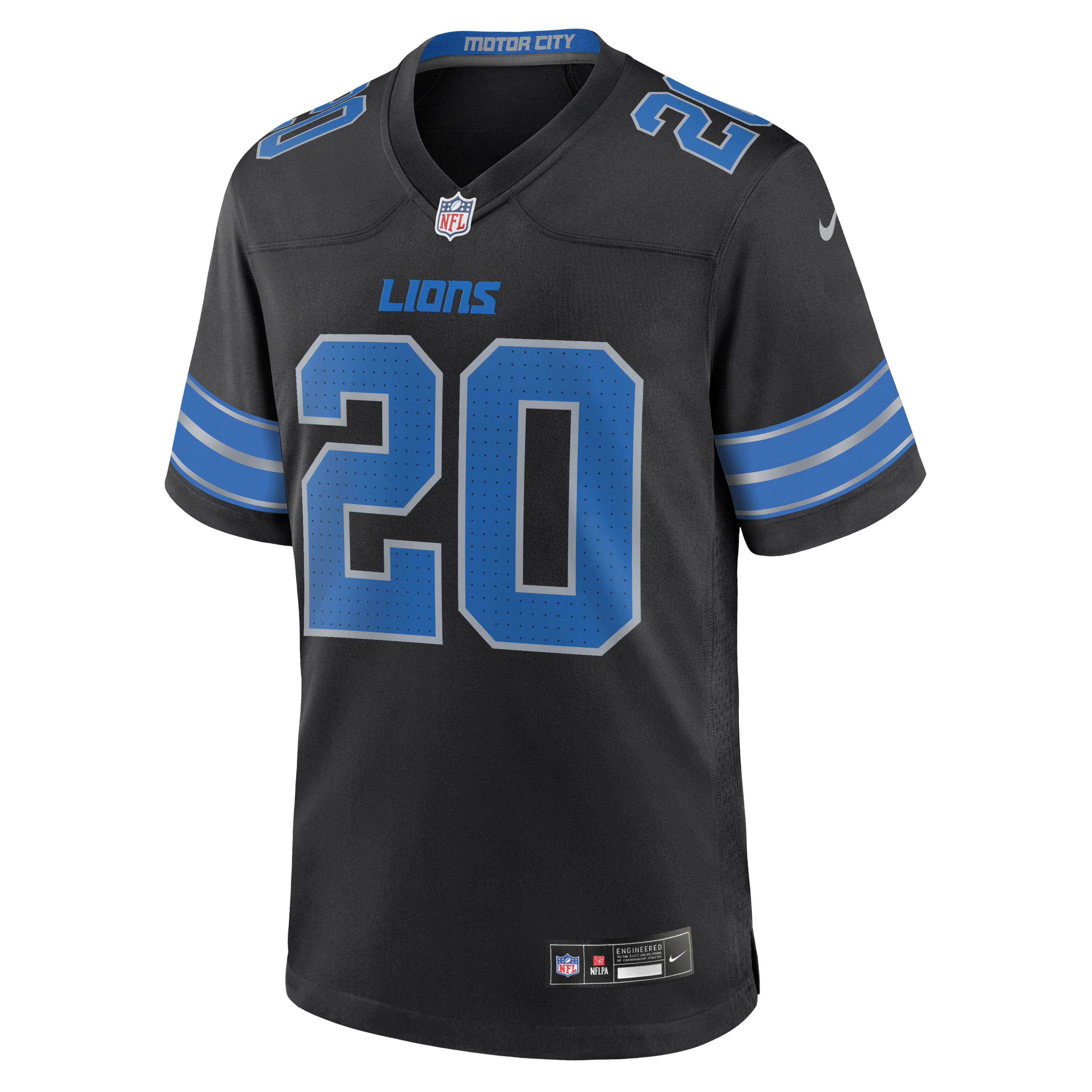 Barry Sanders Detroit Lions Men's Nike NFL Game Football Jersey