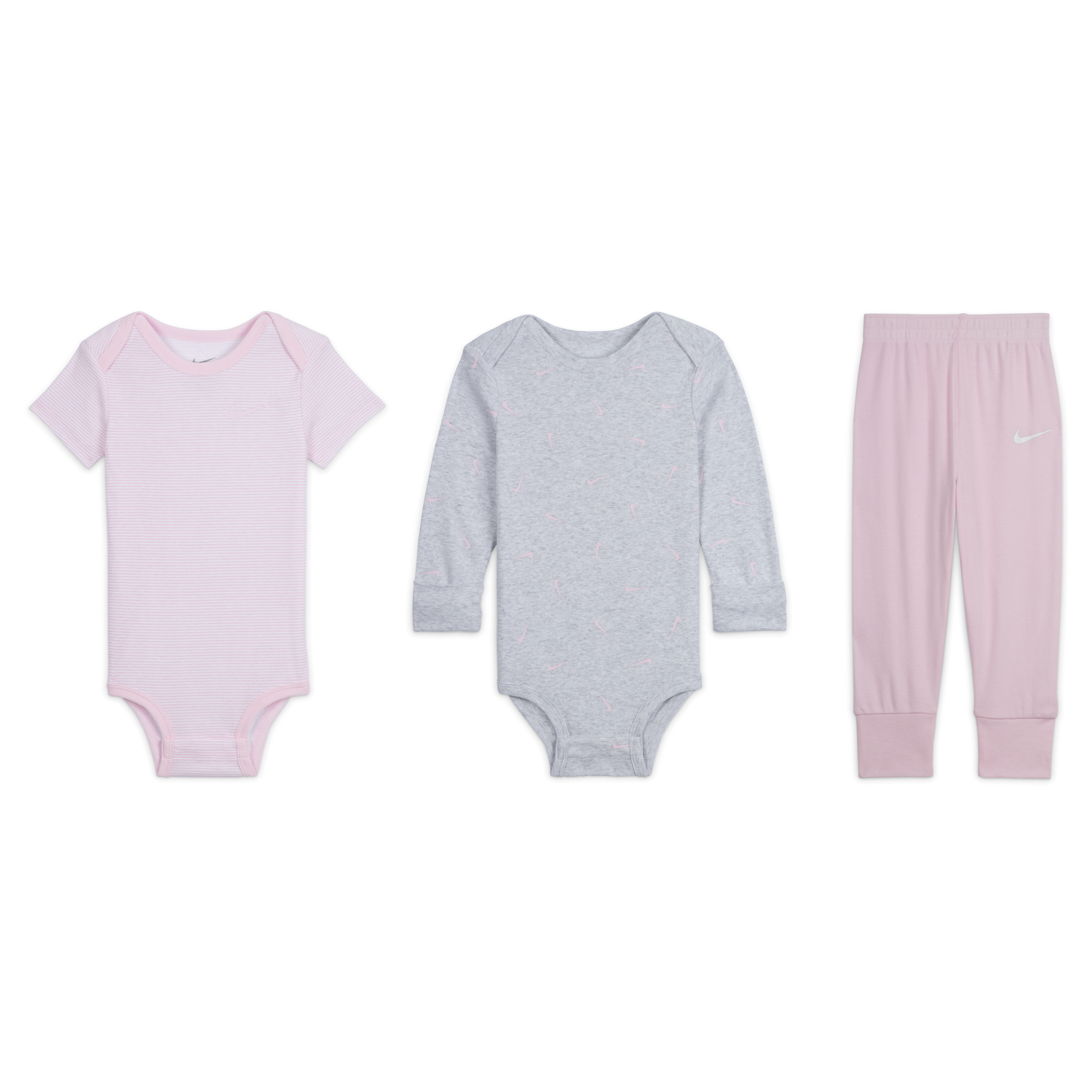 Nike Baby Essentials (12-24M) 3-Piece Bodysuit Set