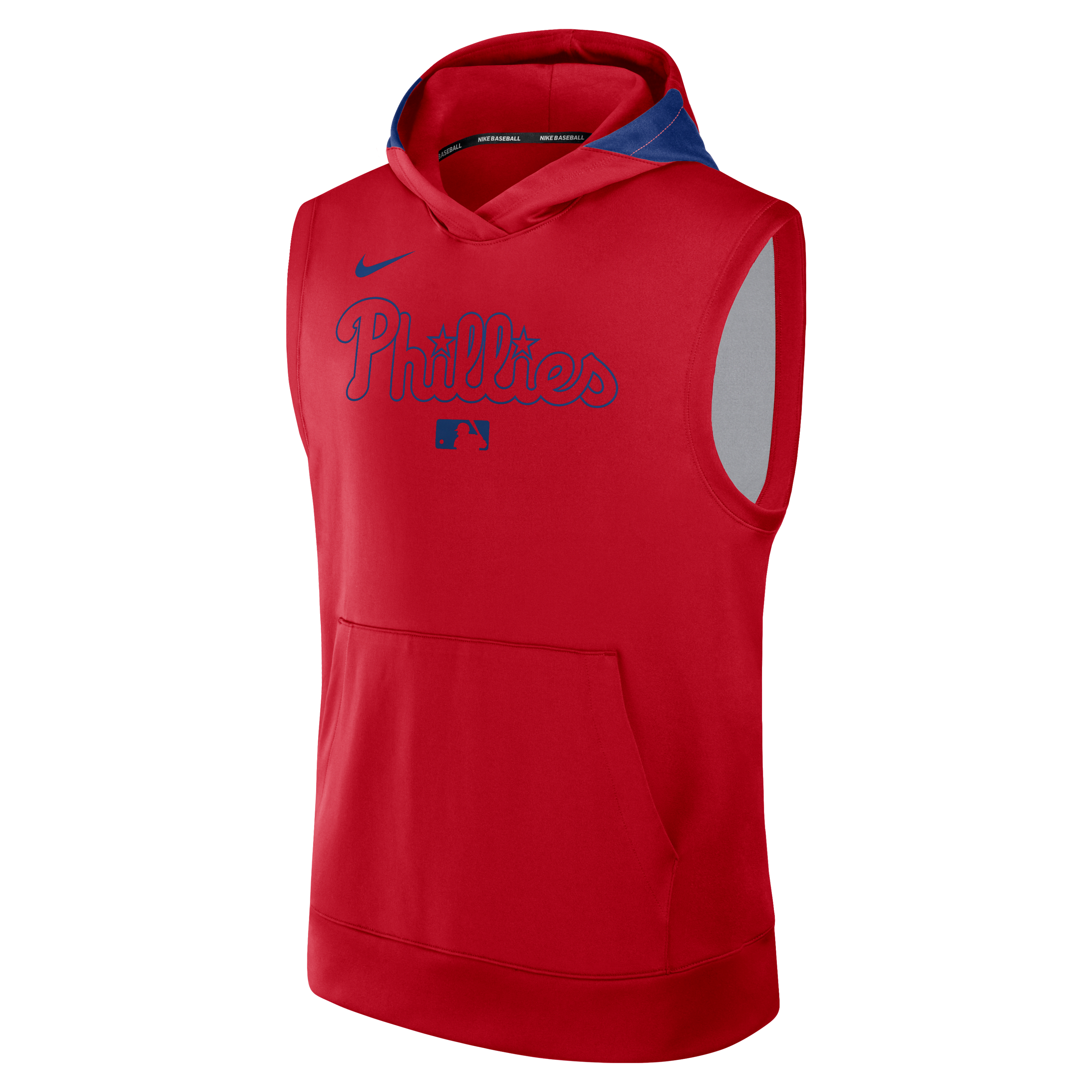 Philadelphia Phillies Authentic Collection Men’s Nike Dri-FIT MLB Sleeveless Pullover Hoodie