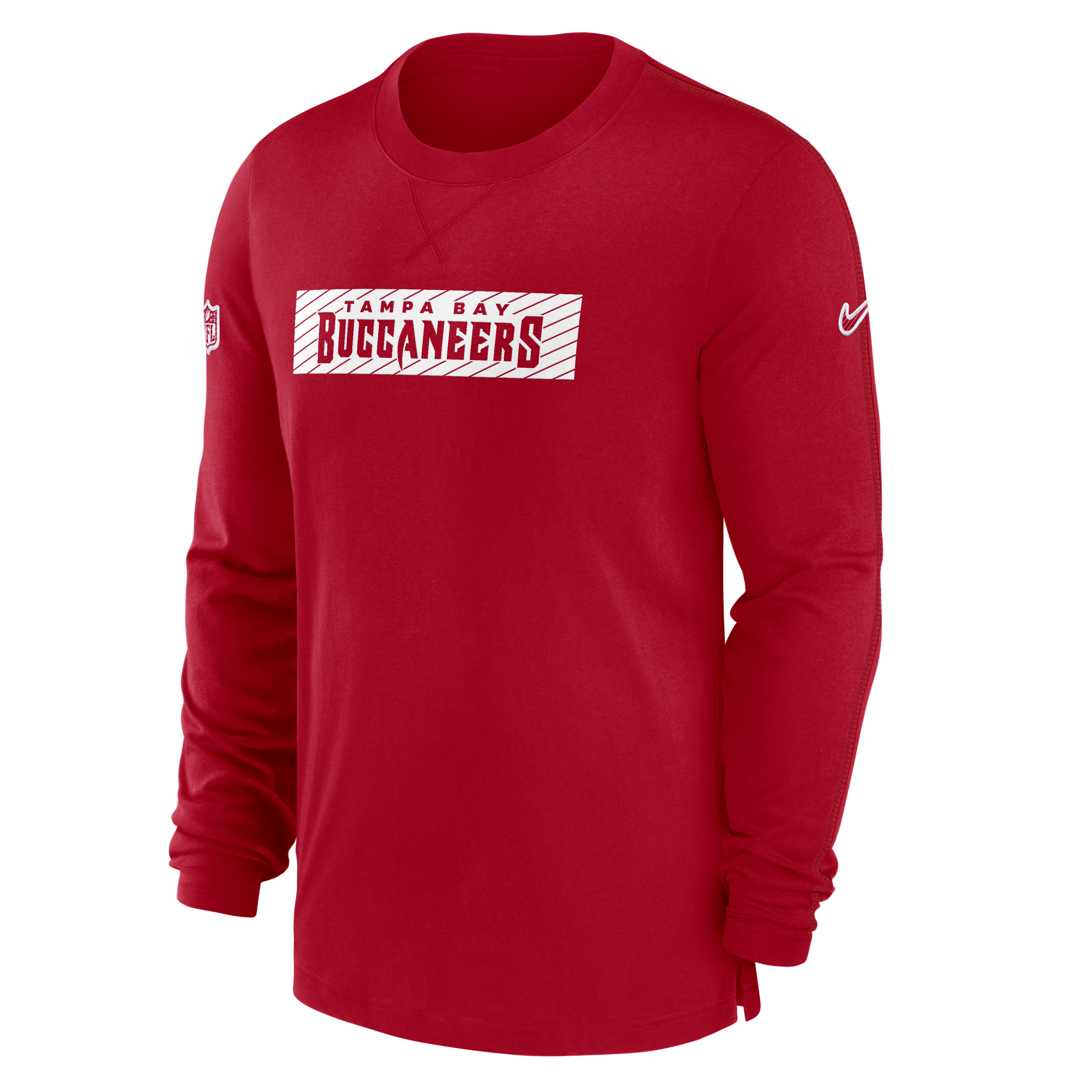 Tampa Bay Buccaneers Sideline Player Team Issue Men’s Nike Dri-FIT Long-Sleeve Top