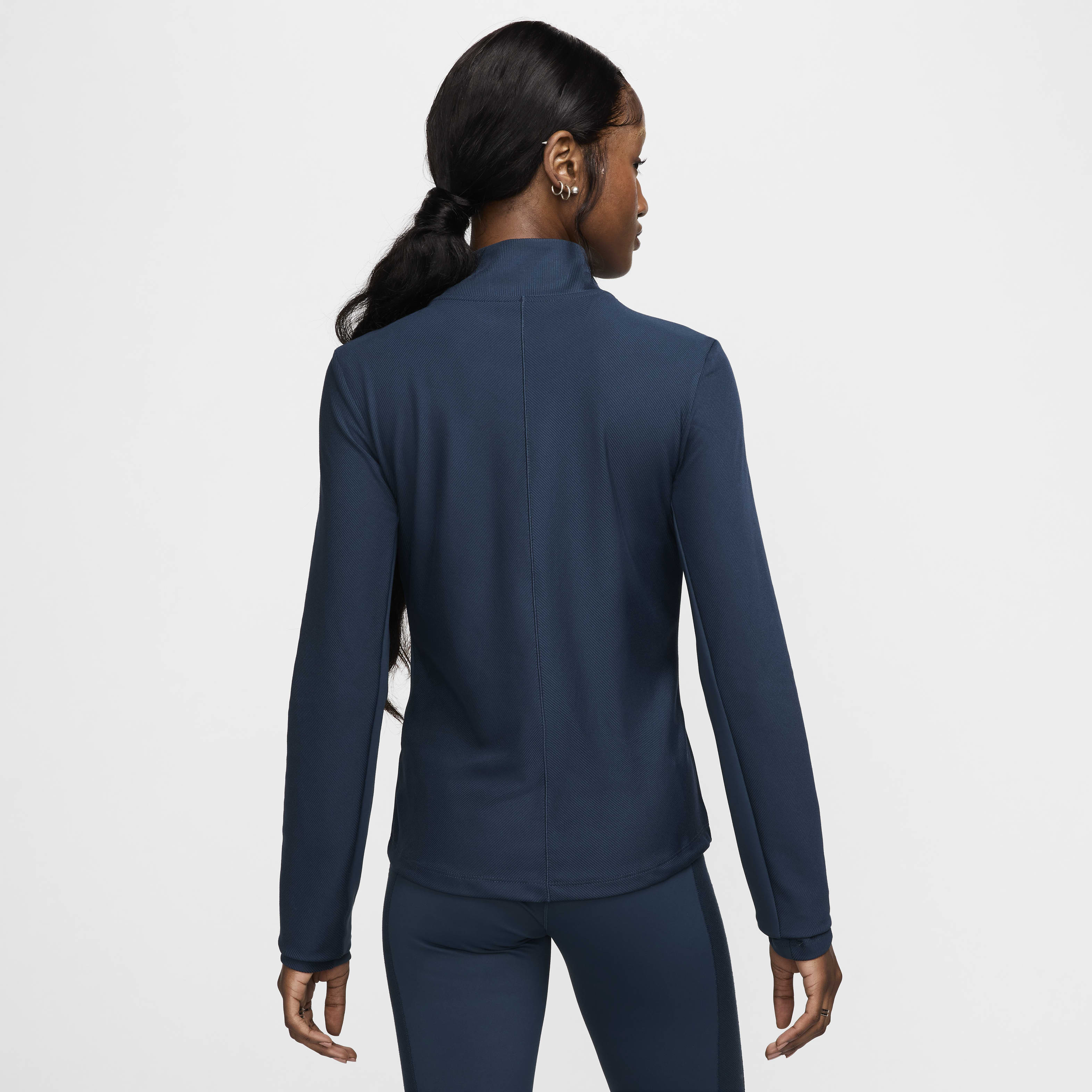 Nike One Rib Women's Dri-FIT Full-Zip Mid Layer