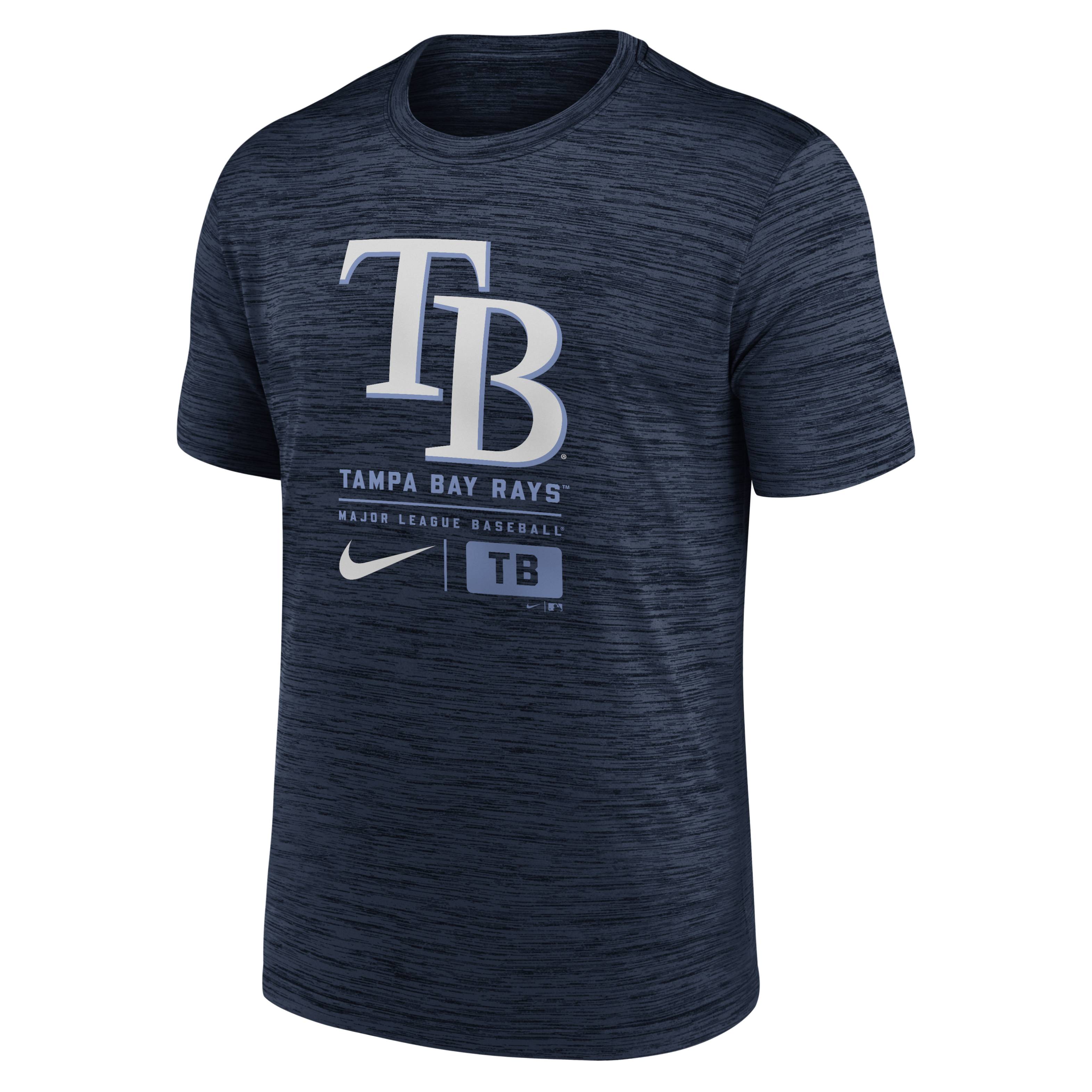 Tampa Bay Rays Large Logo Velocity Men's Nike MLB T-Shirt