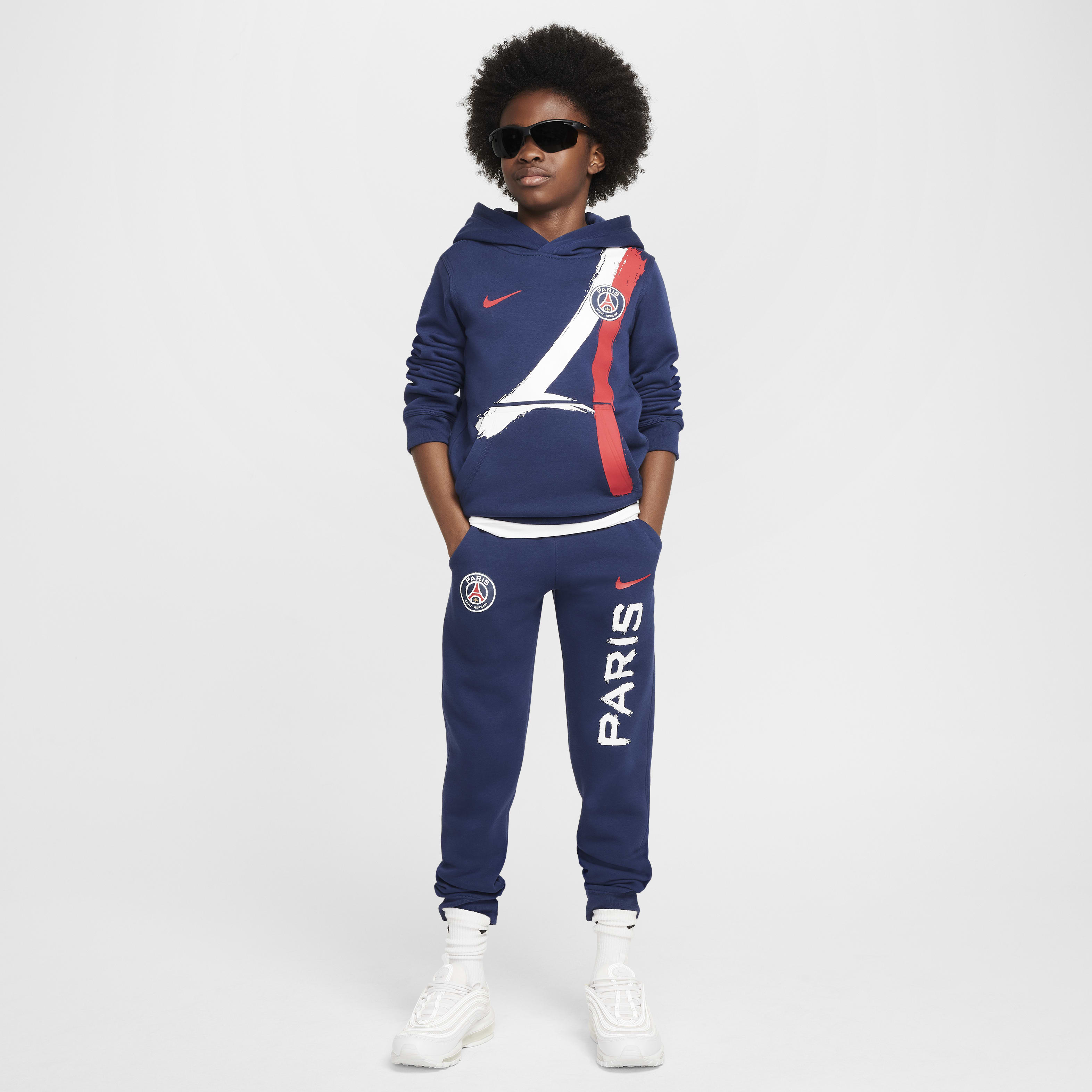 Paris Saint-Germain Club Big Kids' (Boys') Nike Soccer Pullover Hoodie