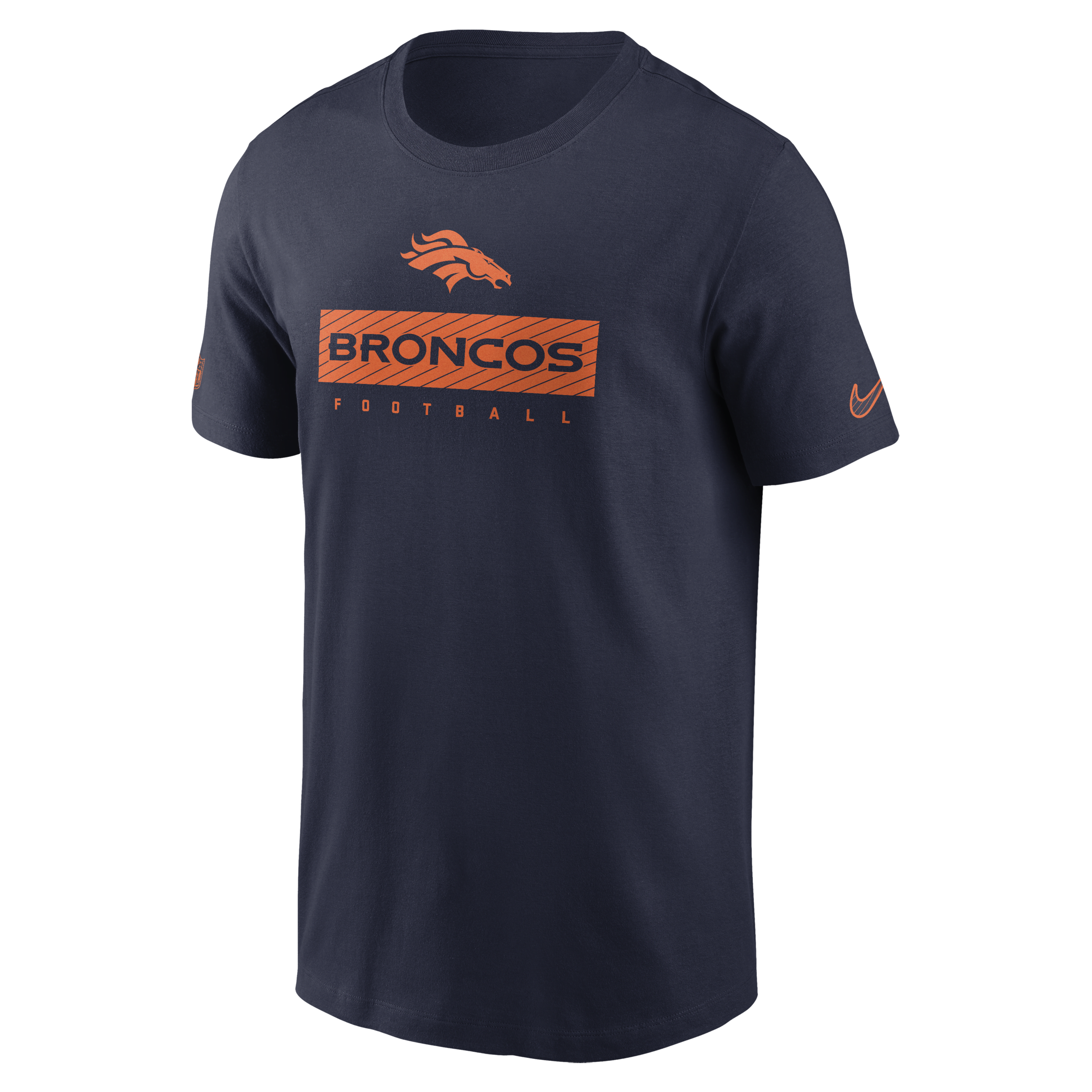 Denver Broncos Sideline Team Issue Men's Nike Dri-FIT NFL T-Shirt