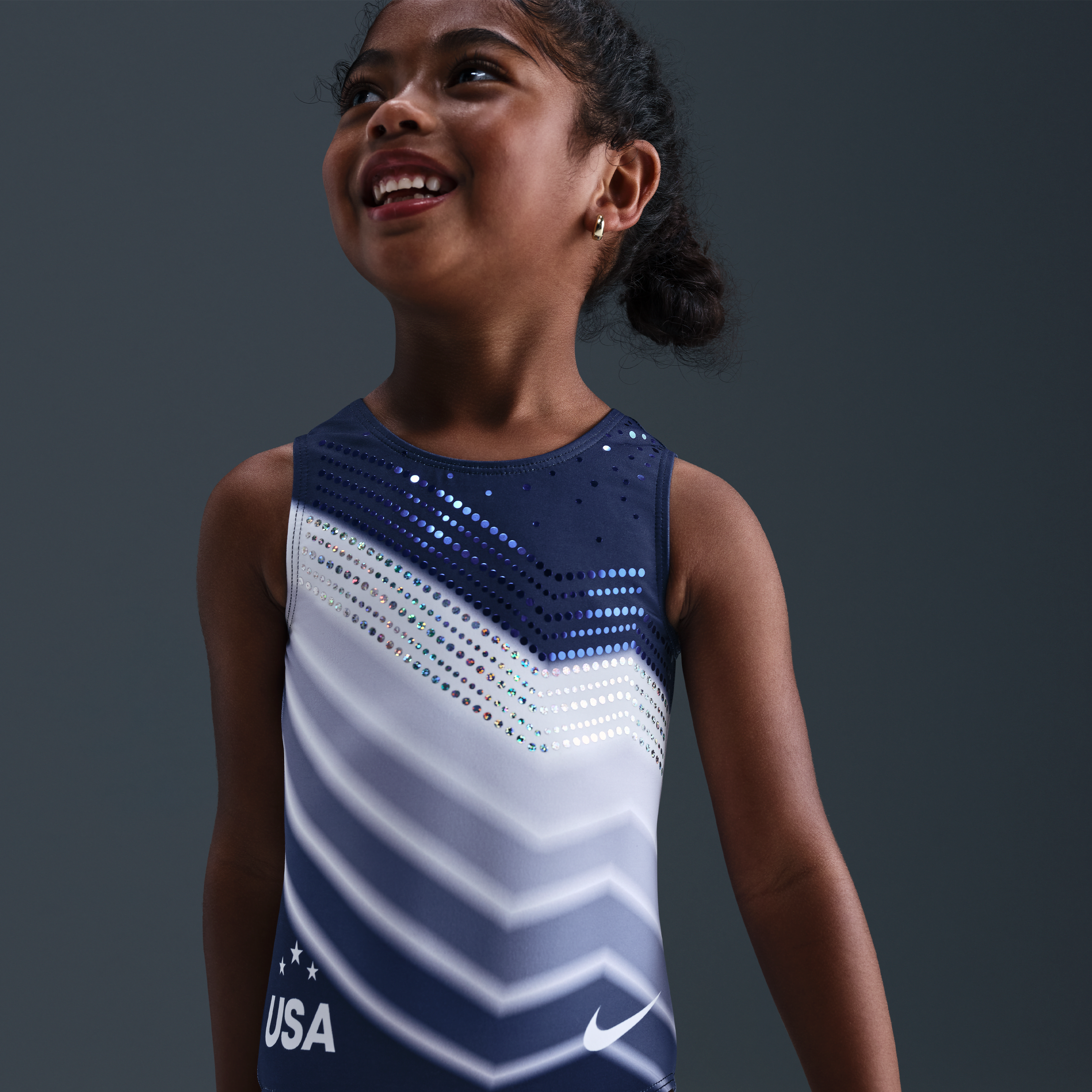 Nike Gymnastics Liberty Lights Leotard