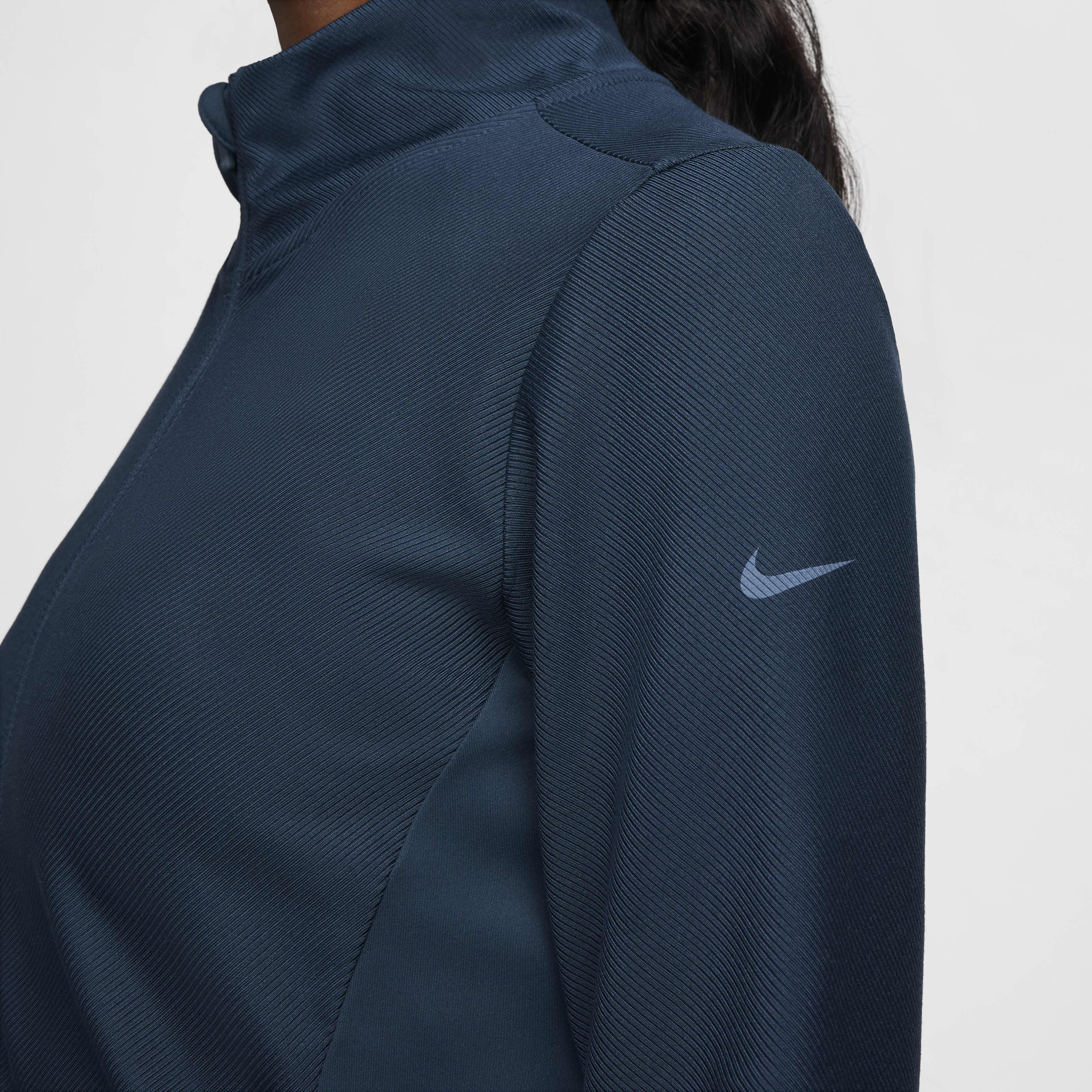 Nike One Rib Women's Dri-FIT Full-Zip Mid Layer