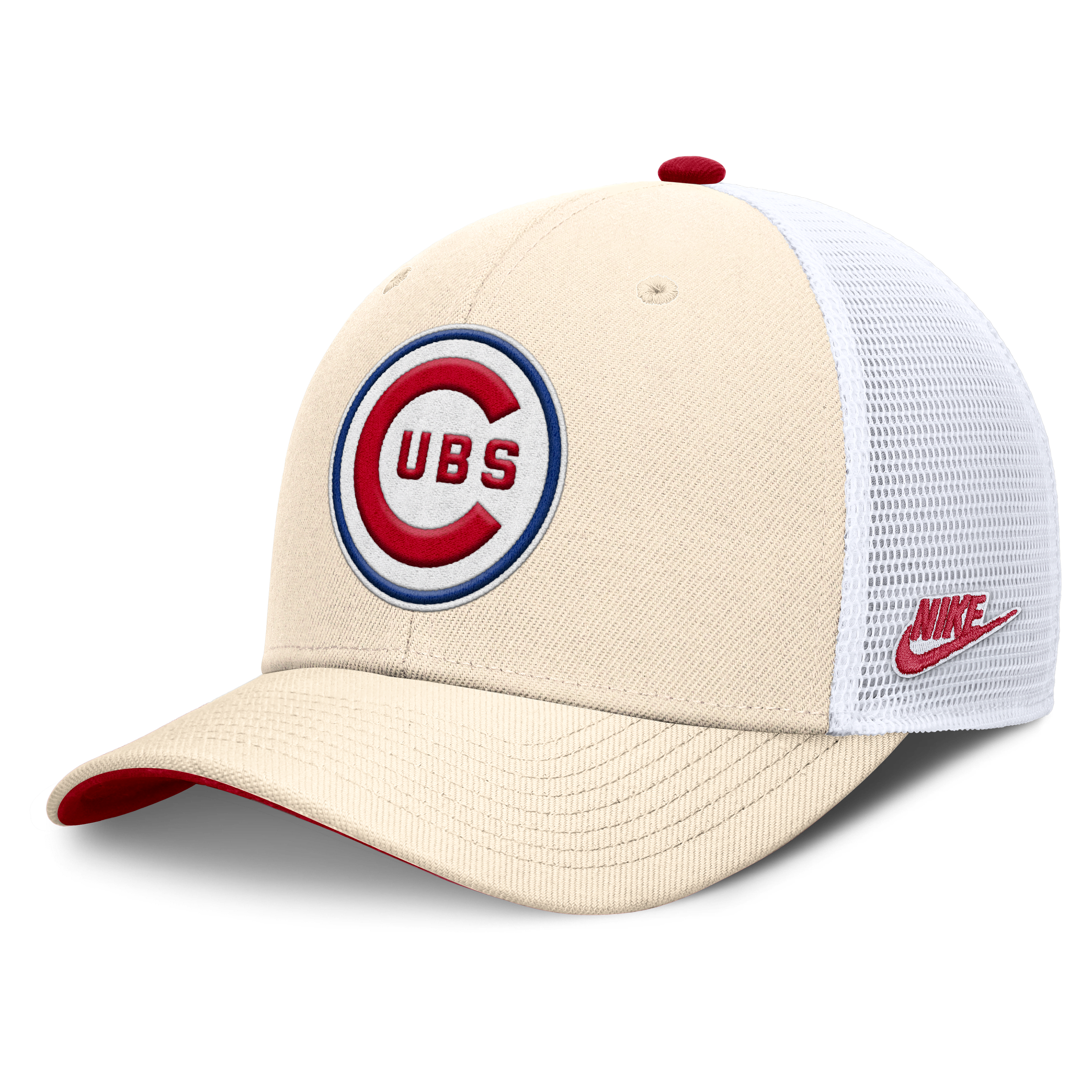 Chicago Cubs Cooperstown Rise Men's Nike Dri-FIT MLB Trucker Adjustable Hat